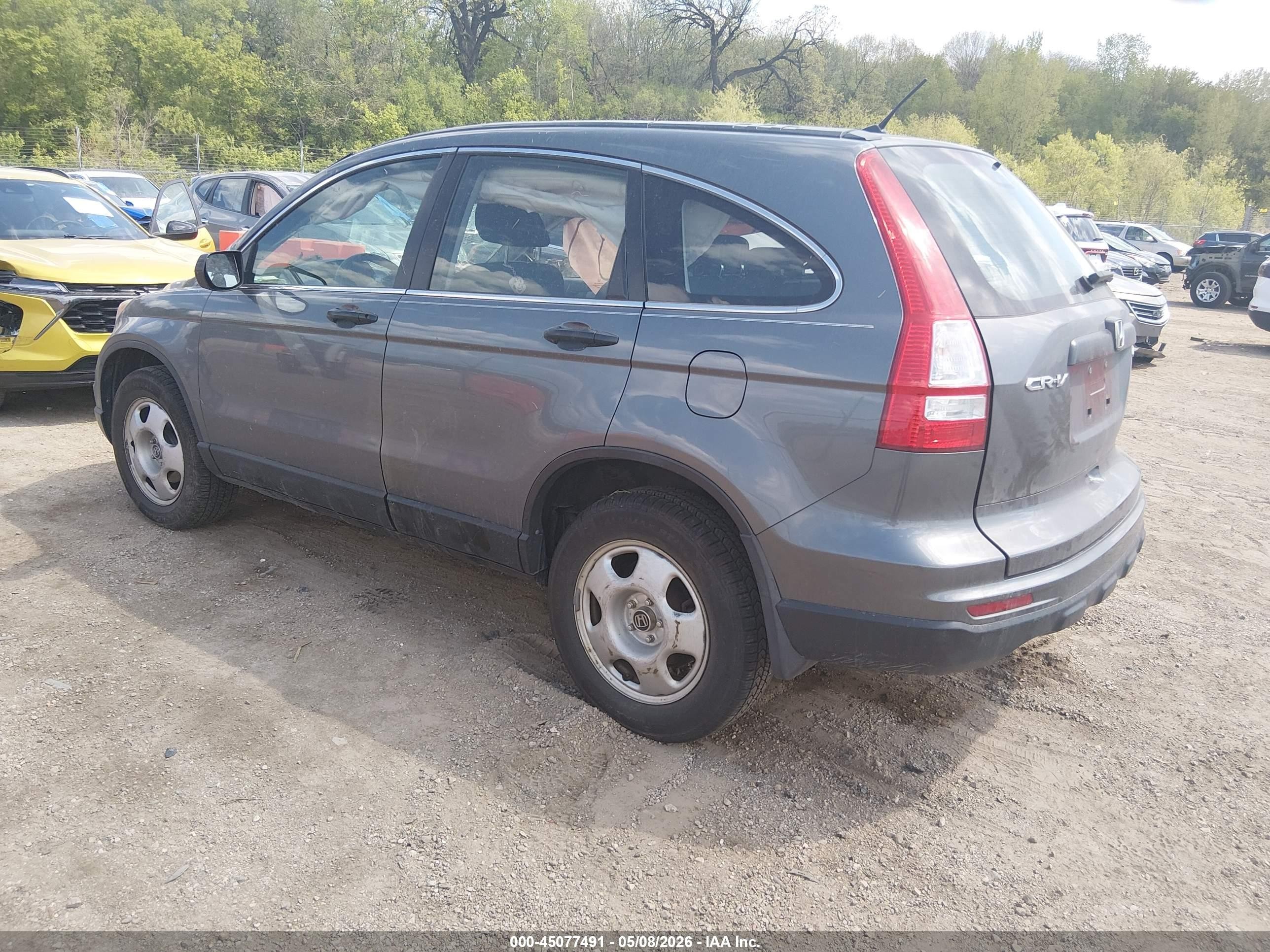 2011 Honda Cr-v Lx Gray vin: 5J6RE4H38BL020488