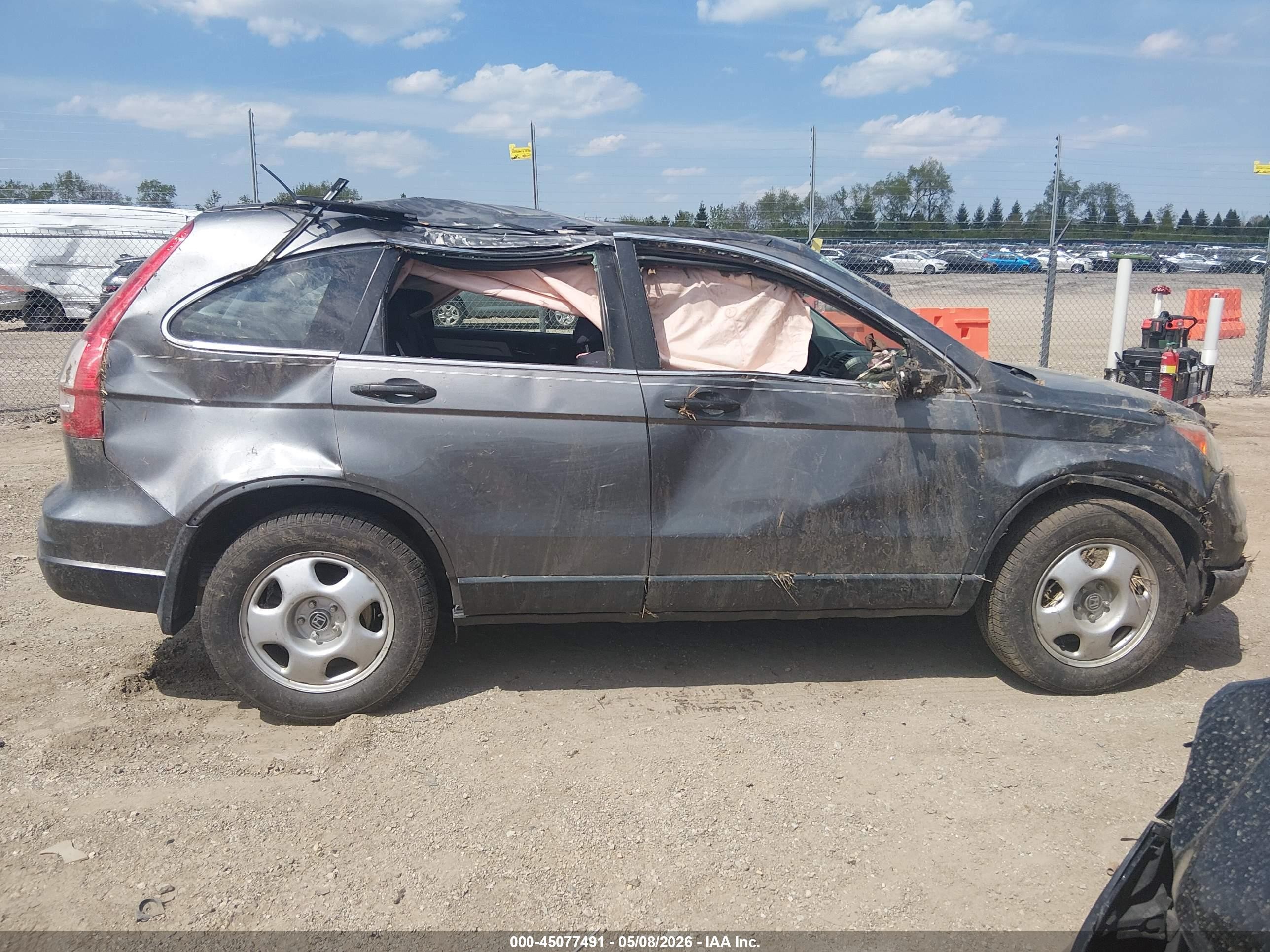 2011 Honda Cr-v Lx Gray vin: 5J6RE4H38BL020488