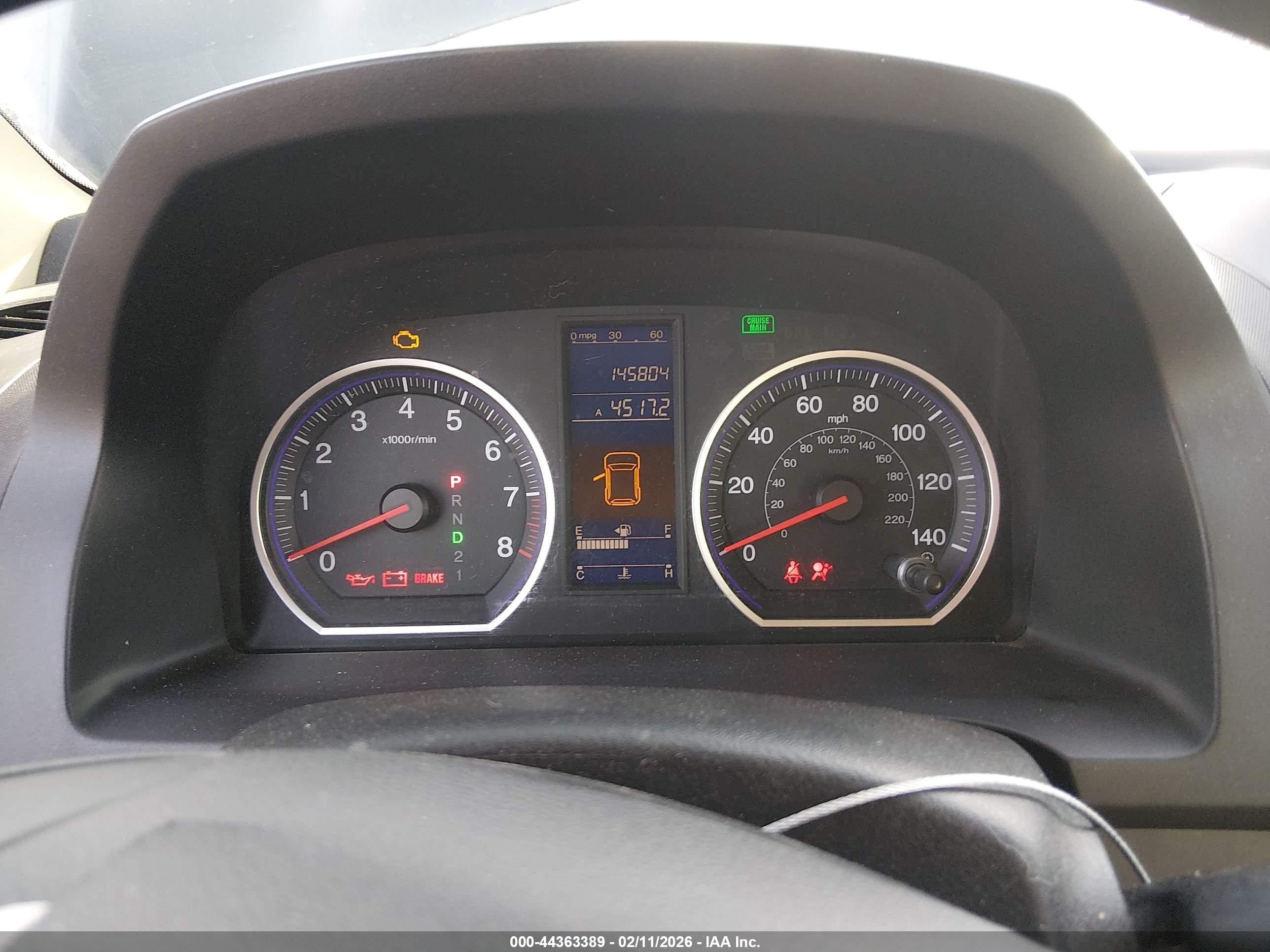 2011 Honda Cr-v Lx Tan vin: 5J6RE4H38BL034908