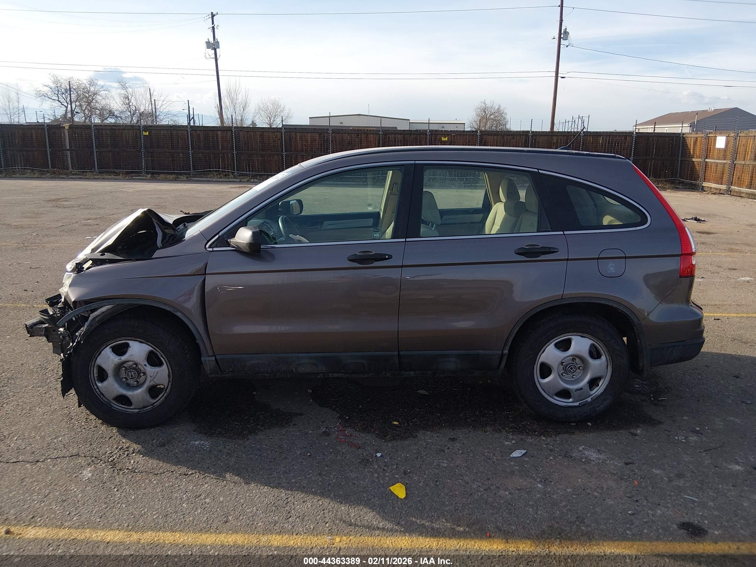 2011 Honda Cr-v Lx Tan vin: 5J6RE4H38BL034908