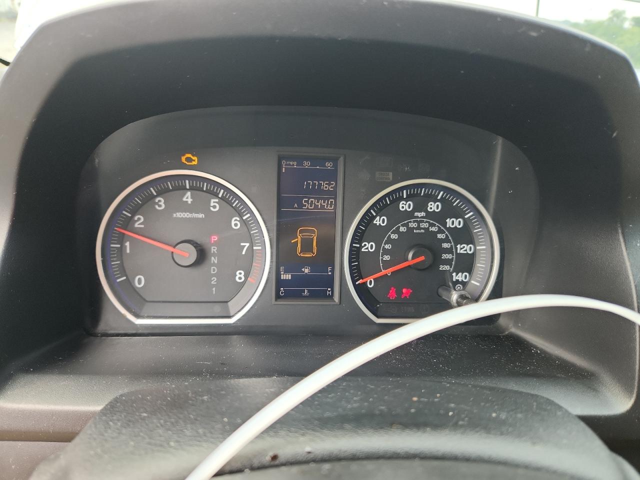 2011 Honda Cr-v Lx Серый vin: 5J6RE4H38BL069724 Damage: Warning Light - Engine, On, Unacceptable