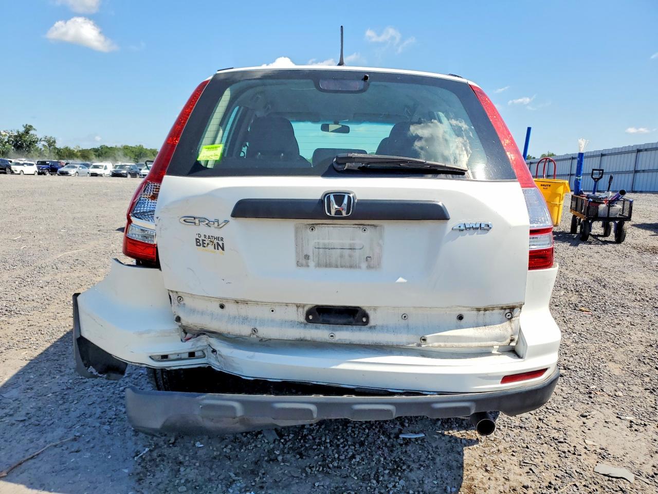 2011 Honda Cr-v Lx White vin: 5J6RE4H38BL085874