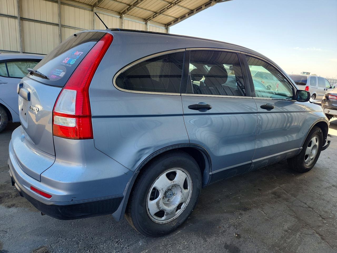 2010 Honda Cr-v Lx Blue vin: 5J6RE4H39AL024791