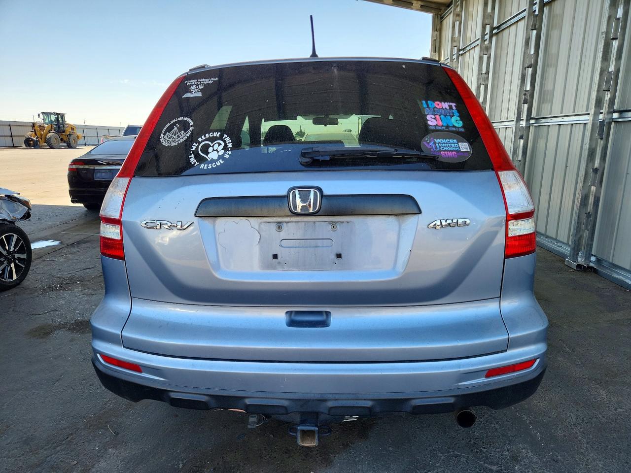 2010 Honda Cr-v Lx Blue vin: 5J6RE4H39AL024791