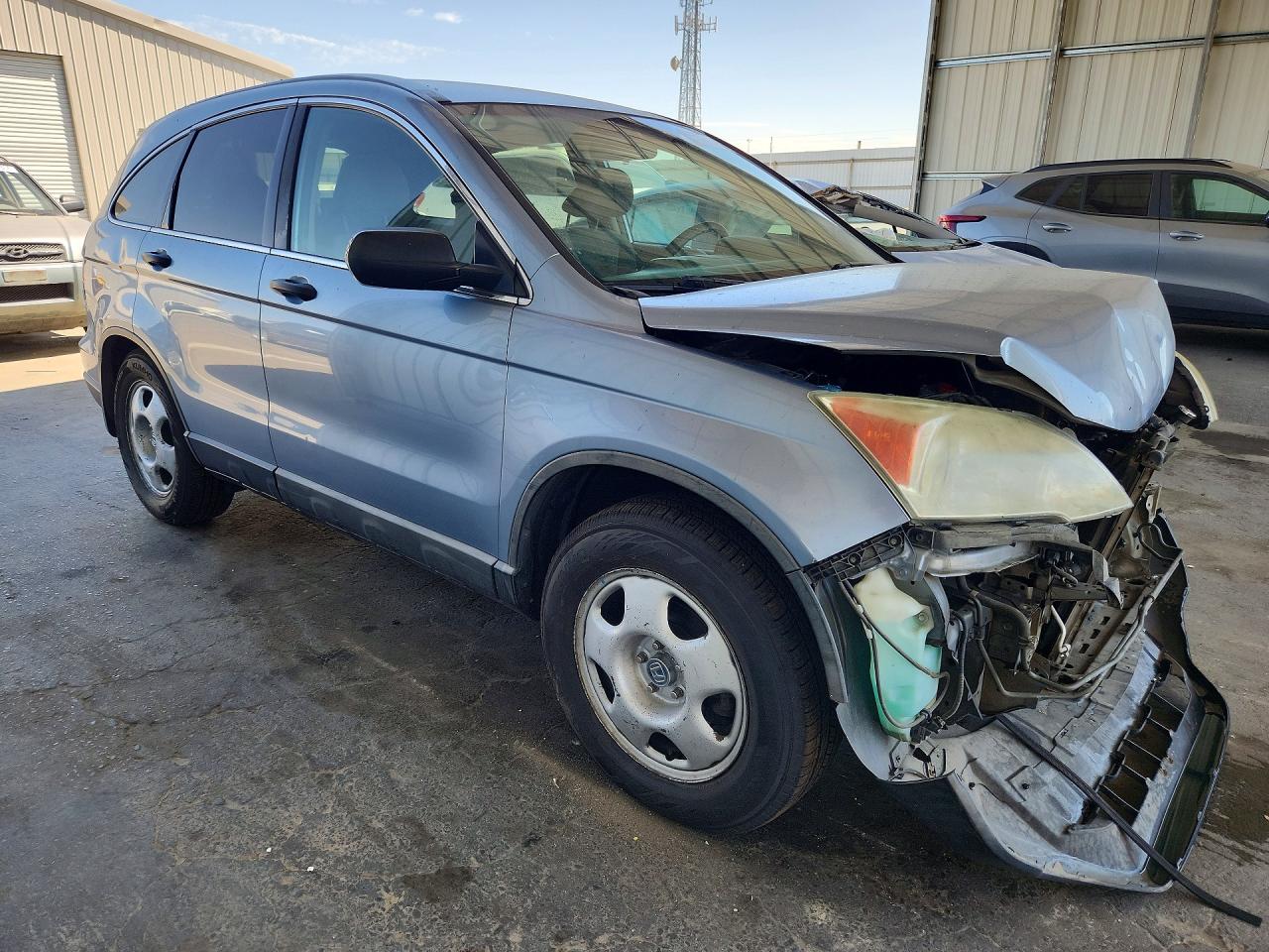 2010 Honda Cr-v Lx Blue vin: 5J6RE4H39AL024791