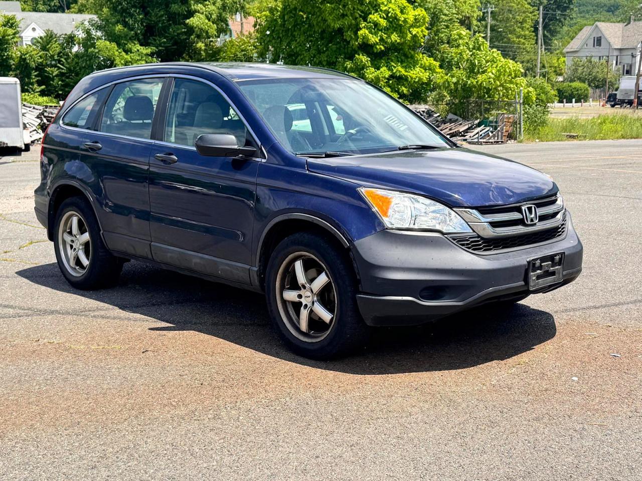 2010 Honda Cr-v Lx Blue vin: 5J6RE4H39AL025584