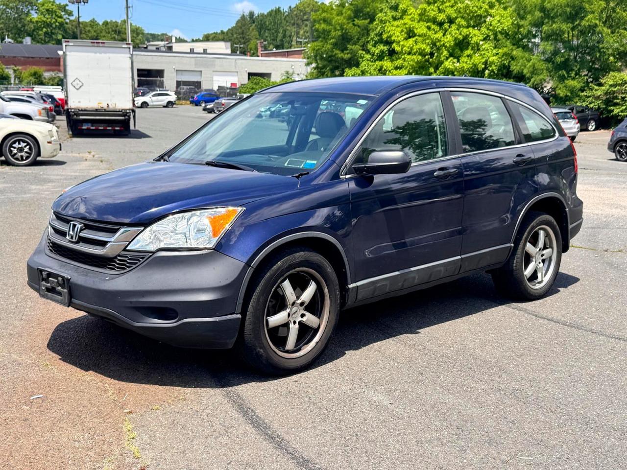 2010 Honda Cr-v Lx Blue vin: 5J6RE4H39AL025584