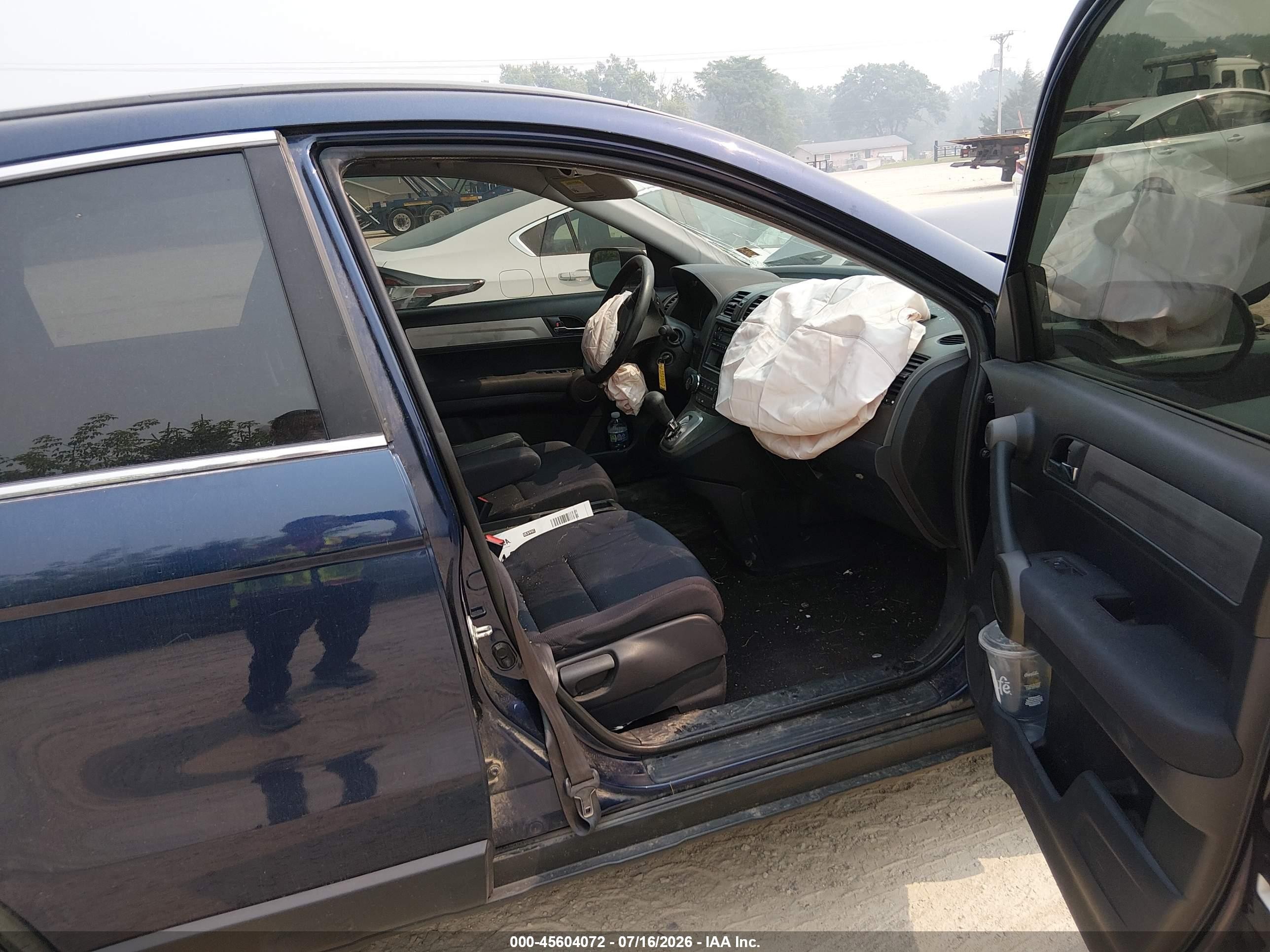 2010 Honda Cr-v Lx Dark Blue vin: 5J6RE4H39AL029330