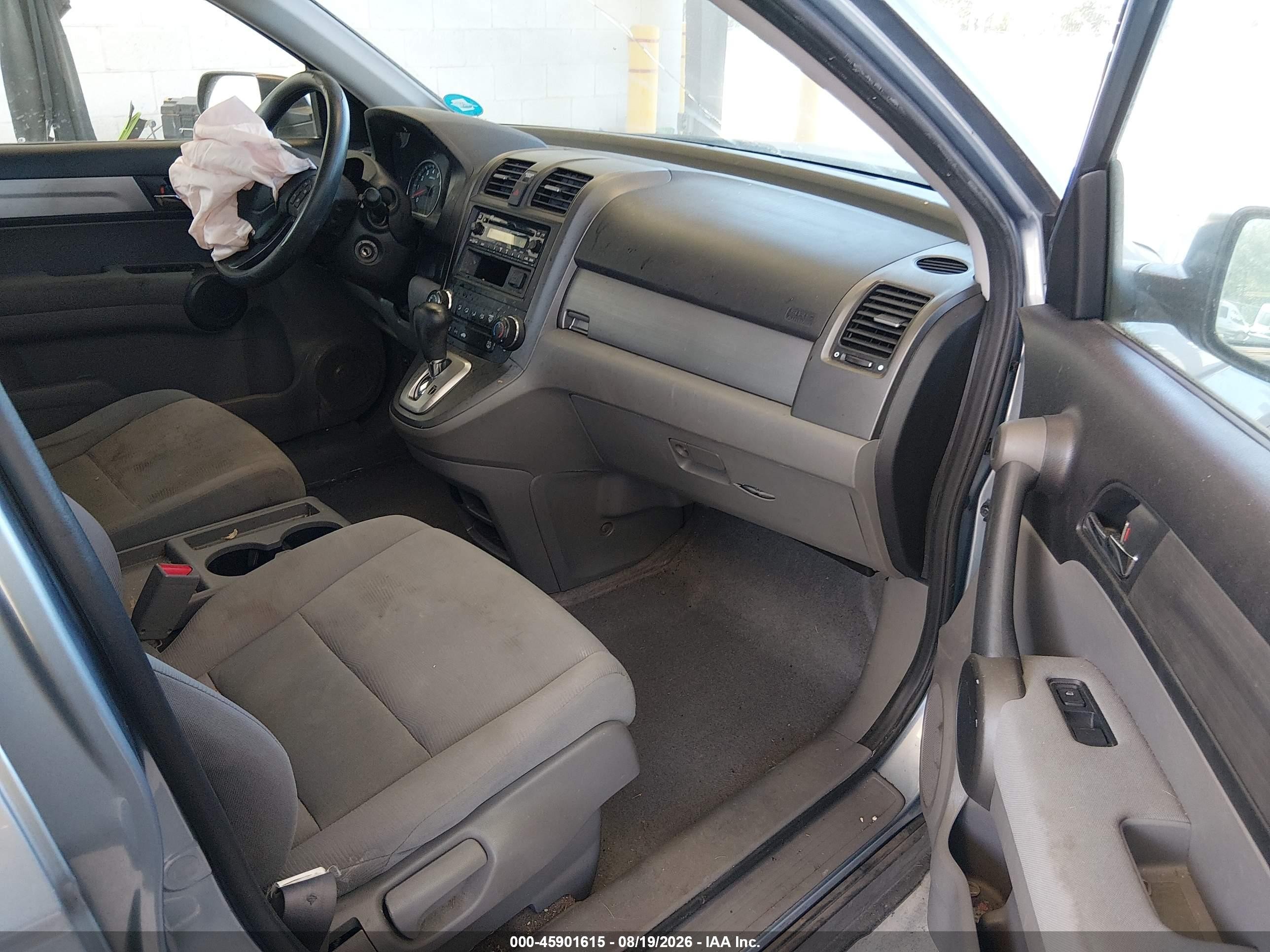 2010 Honda Cr-v Lx Blue vin: 5J6RE4H39AL038514
