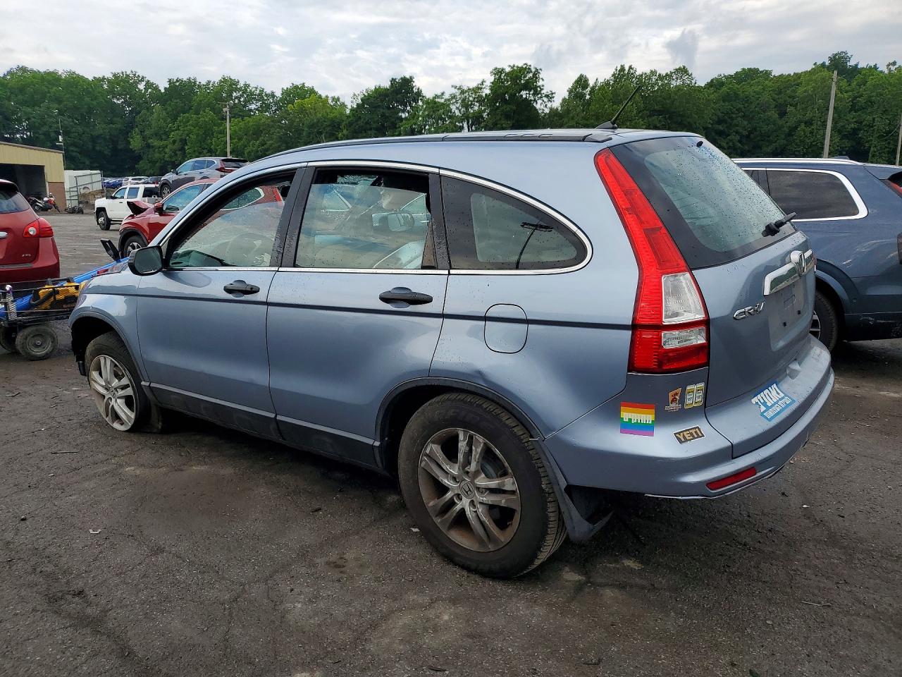 2010 Honda Cr-v Lx Синий vin: 5J6RE4H39AL055118
