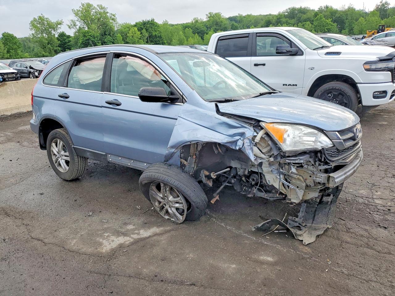 2010 Honda Cr-v Lx Синий vin: 5J6RE4H39AL055118