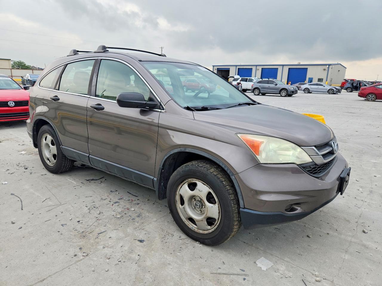 2010 Honda Cr-v Lx Gray vin: 5J6RE4H39AL067091
