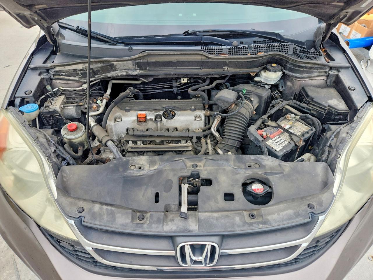 2010 Honda Cr-v Lx Gray vin: 5J6RE4H39AL067091