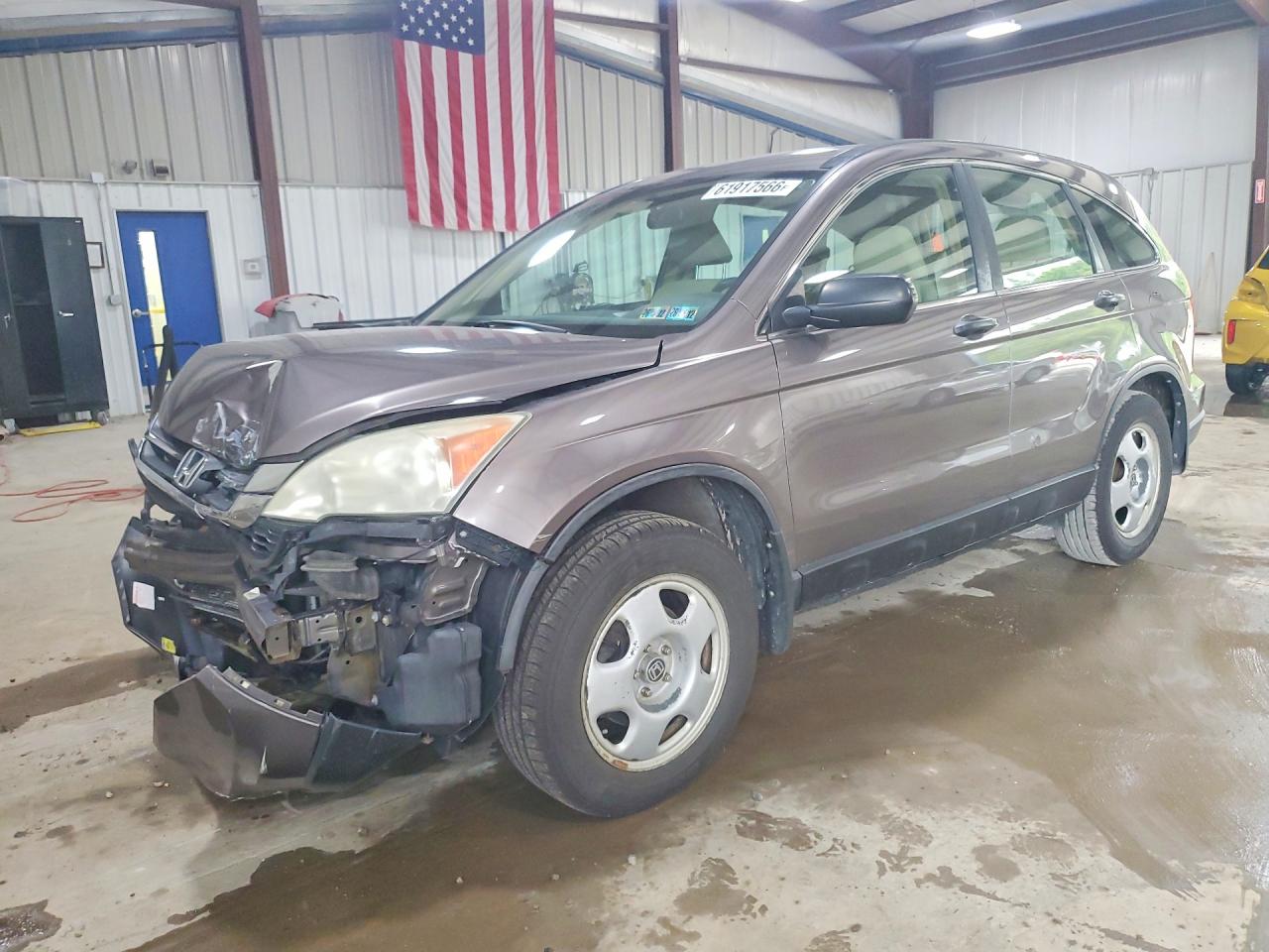 2010 Honda Cr-v Lx Brown vin: 5J6RE4H39AL091018