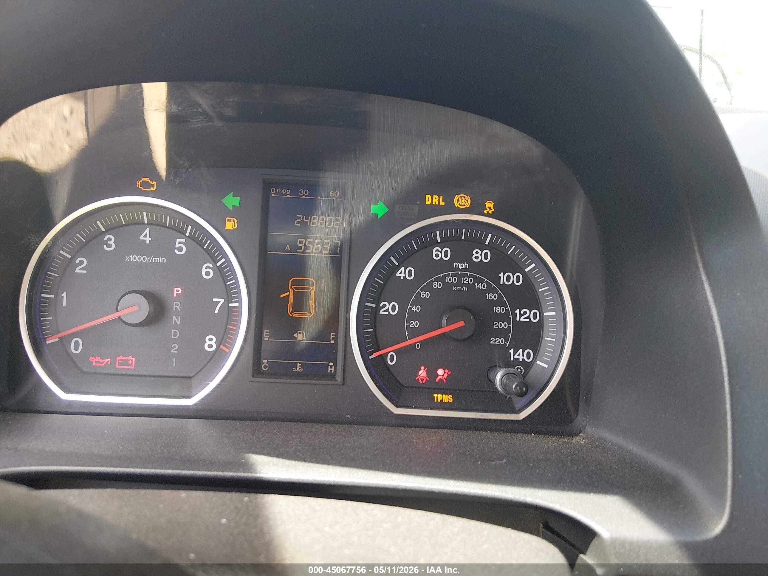 2010 Honda Cr-v Lx Light Blue vin: 5J6RE4H39AL095683