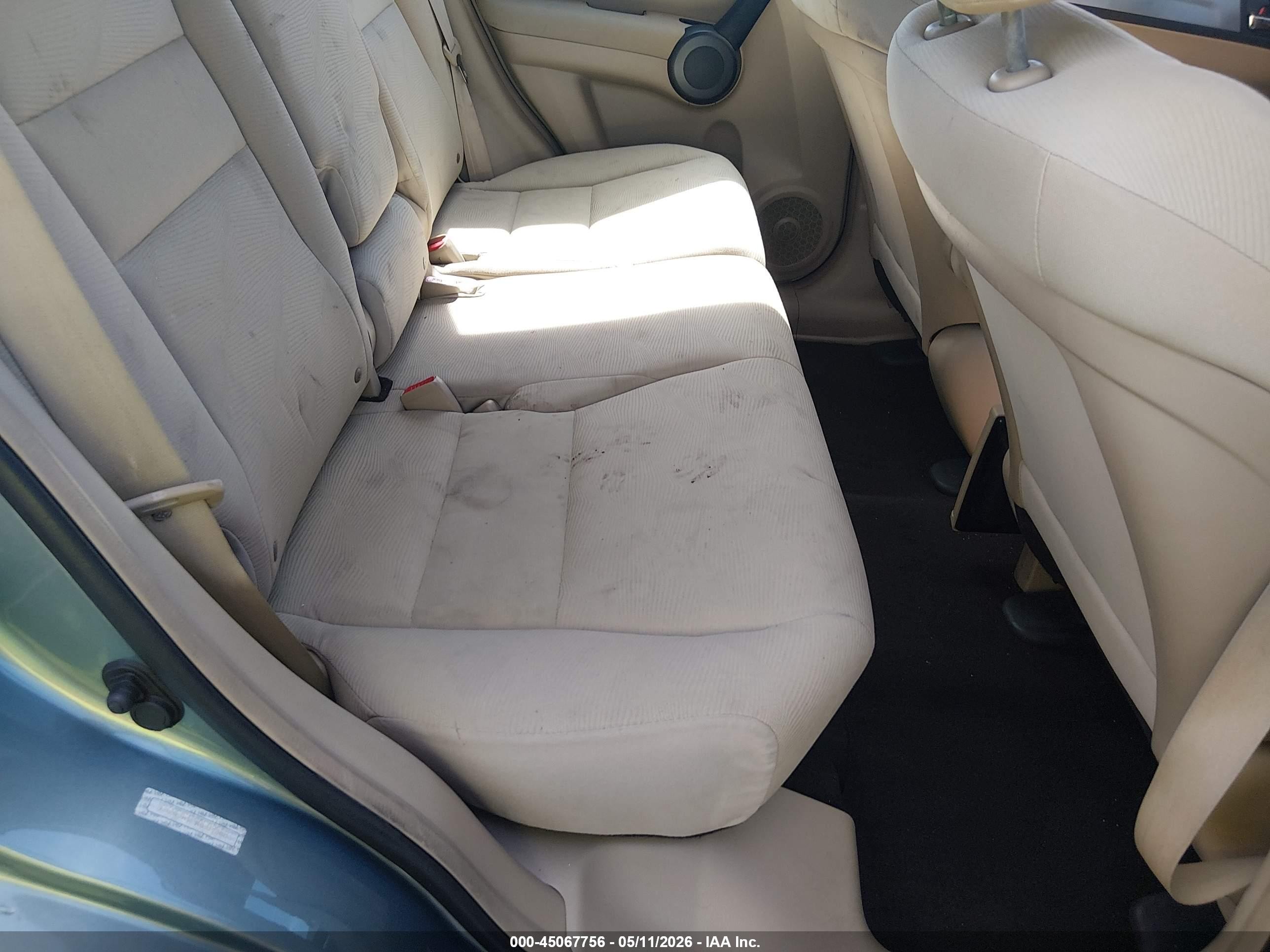 2010 Honda Cr-v Lx Light Blue vin: 5J6RE4H39AL095683