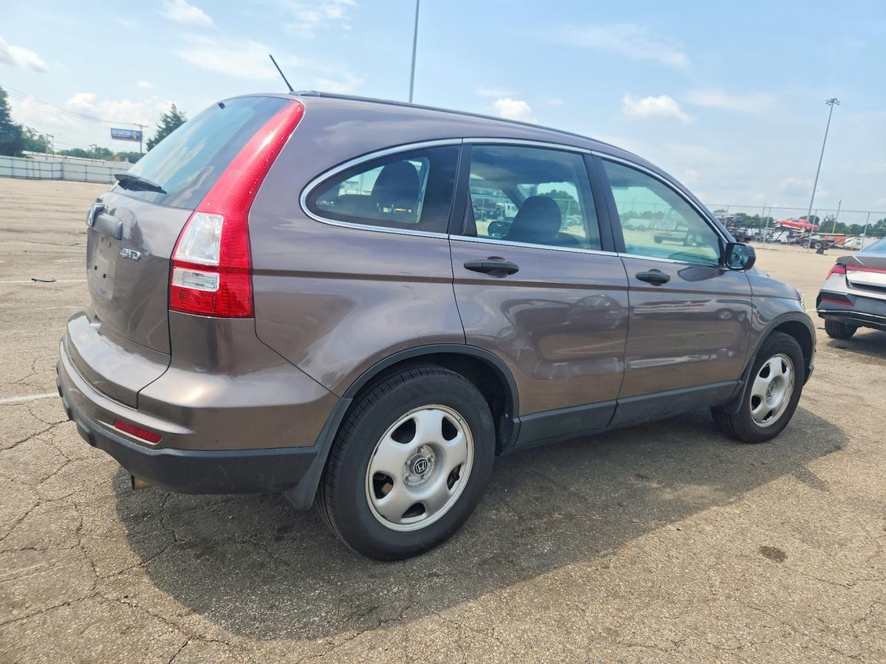 2010 Honda Cr-v Lx Gray vin: 5J6RE4H39AL098535