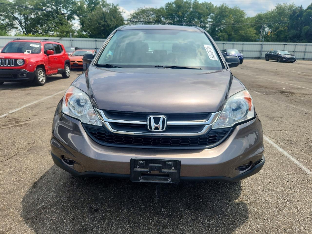 2010 Honda Cr-v Lx Gray vin: 5J6RE4H39AL098535