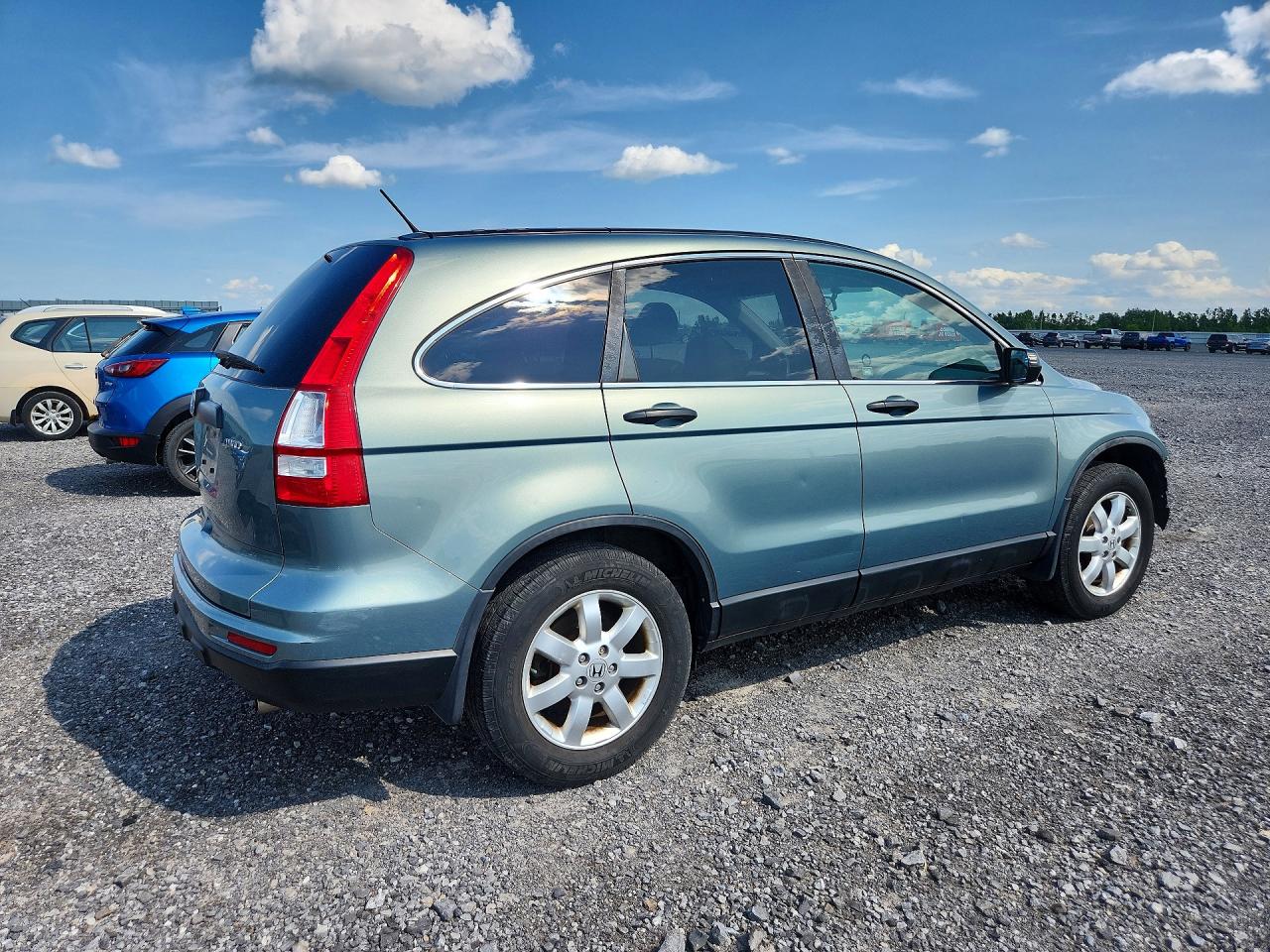 2010 Honda Cr-v Lx Green vin: 5J6RE4H39AL821171
