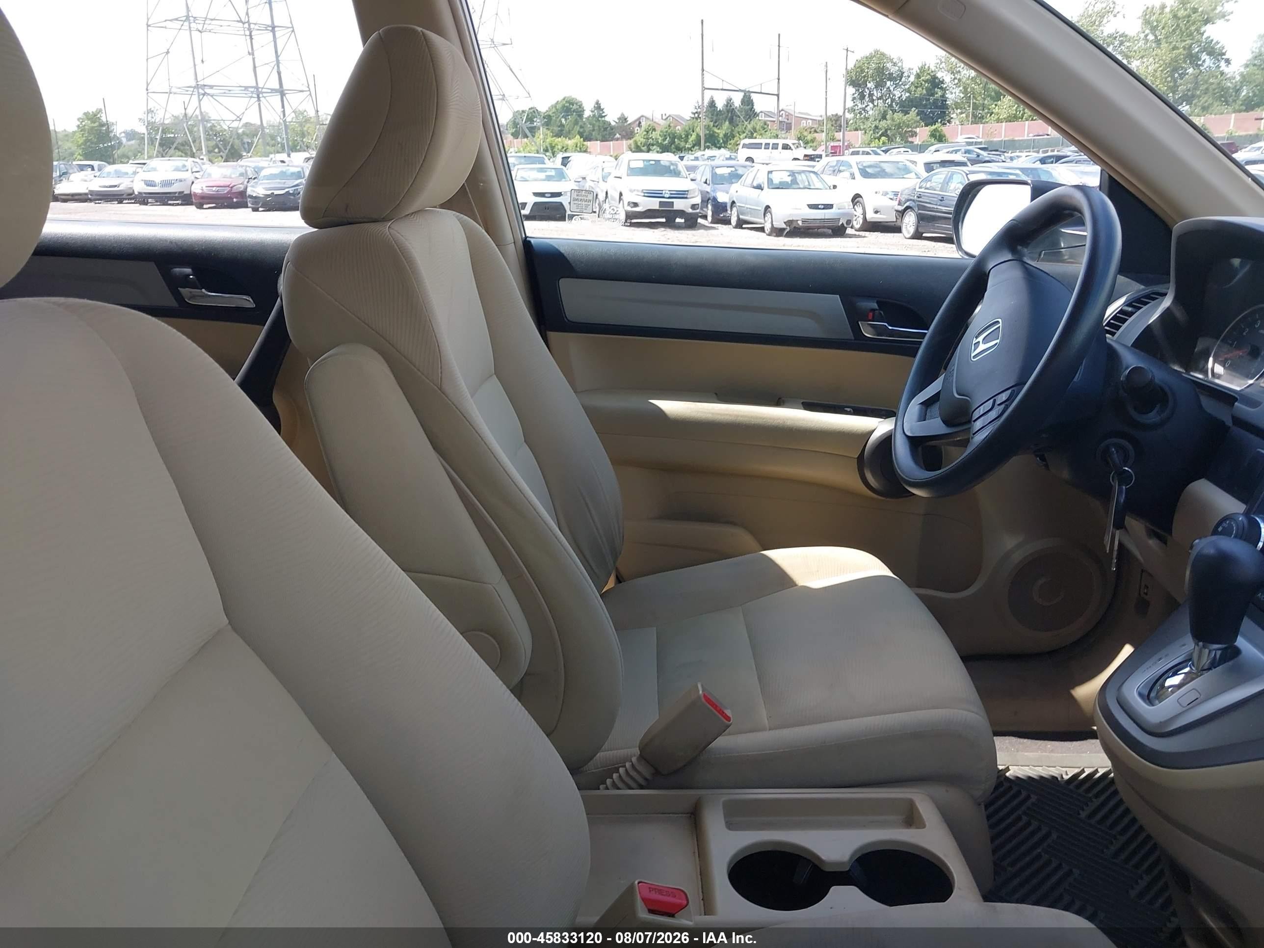 2011 Honda Cr-v Lx Green vin: 5J6RE4H39BL055170