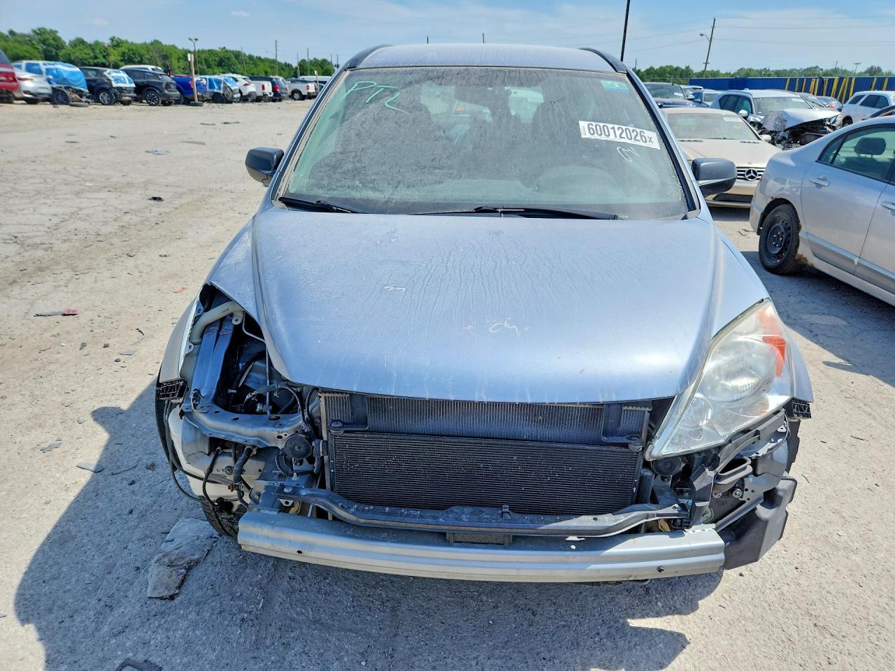 2011 Honda Cr-v Lx Blue vin: 5J6RE4H39BL084572