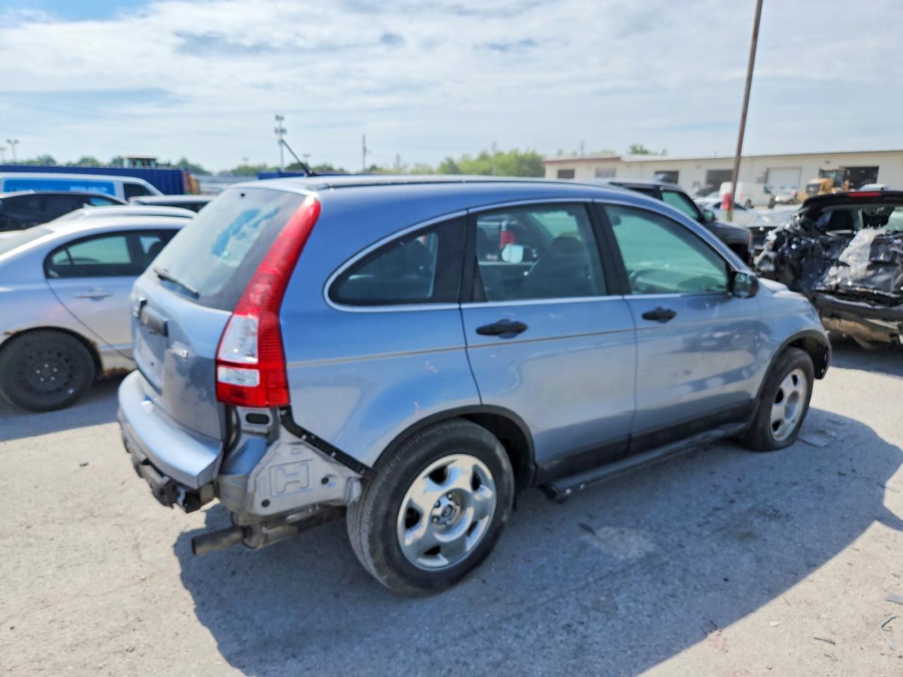2011 Honda Cr-v Lx Blue vin: 5J6RE4H39BL084572