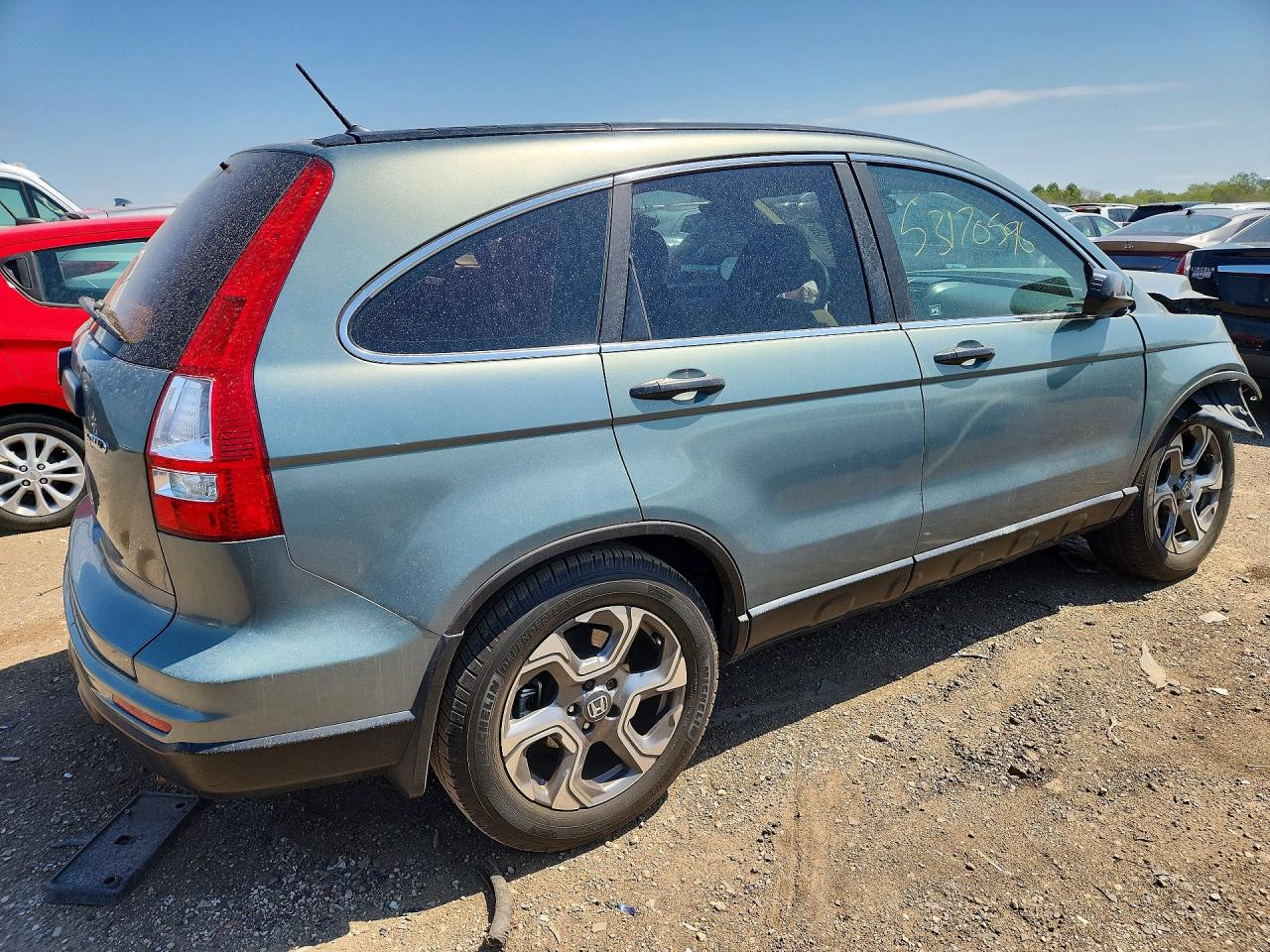 2011 Honda Cr-v Lx Blue vin: 5J6RE4H39BL085995