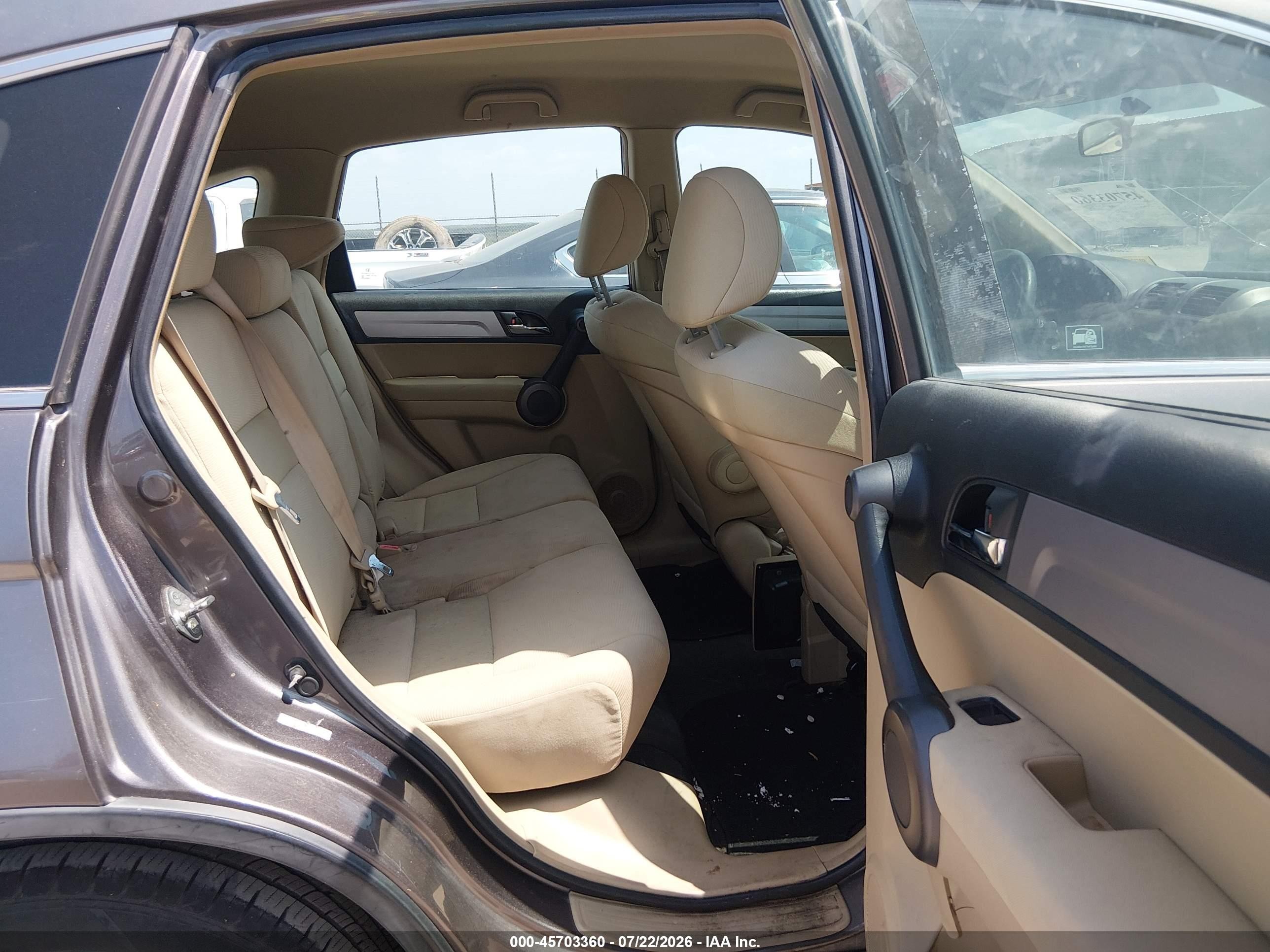2011 Honda Cr-v Lx Beige vin: 5J6RE4H39BL087522