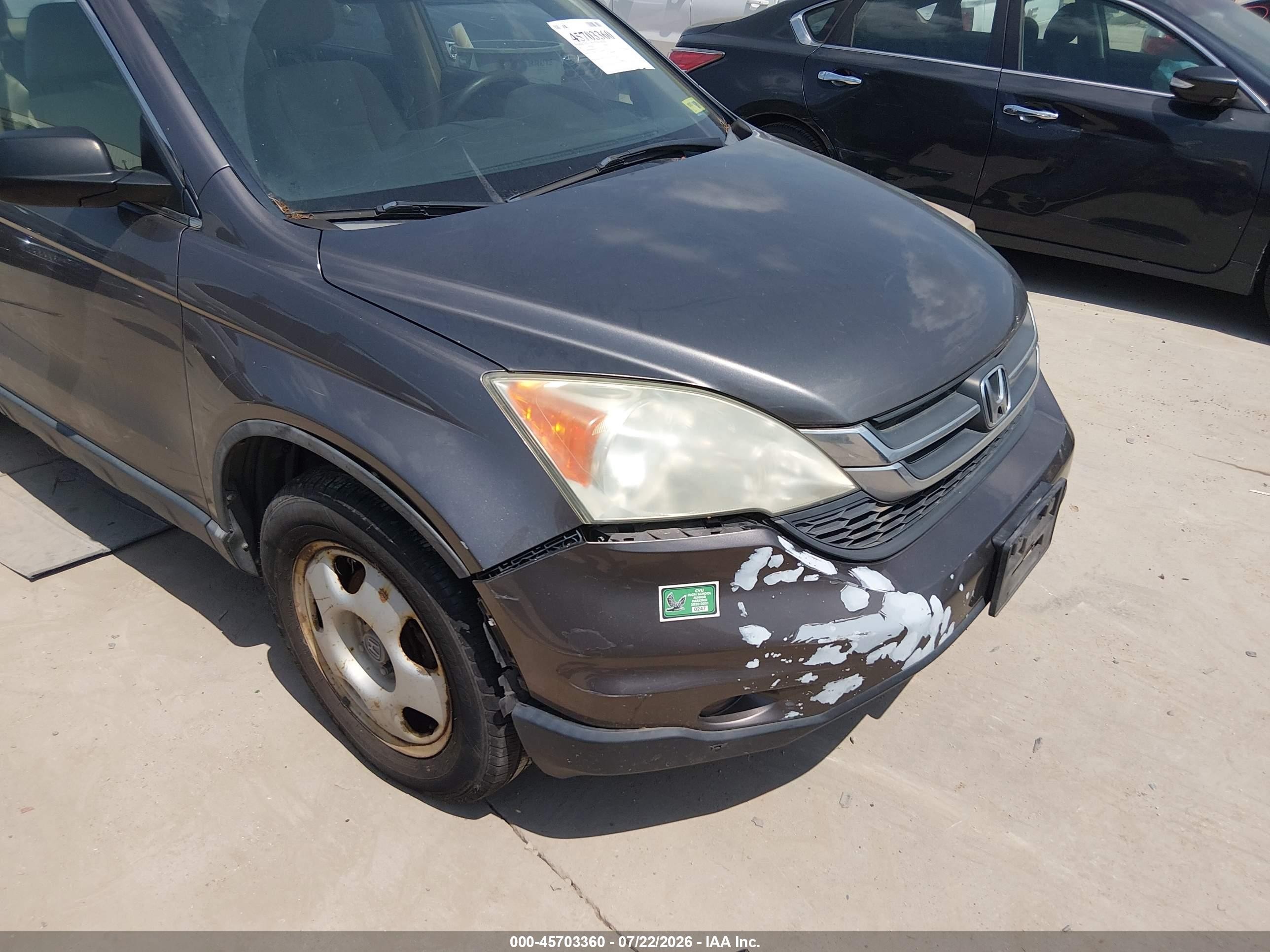 2011 Honda Cr-v Lx Beige vin: 5J6RE4H39BL087522