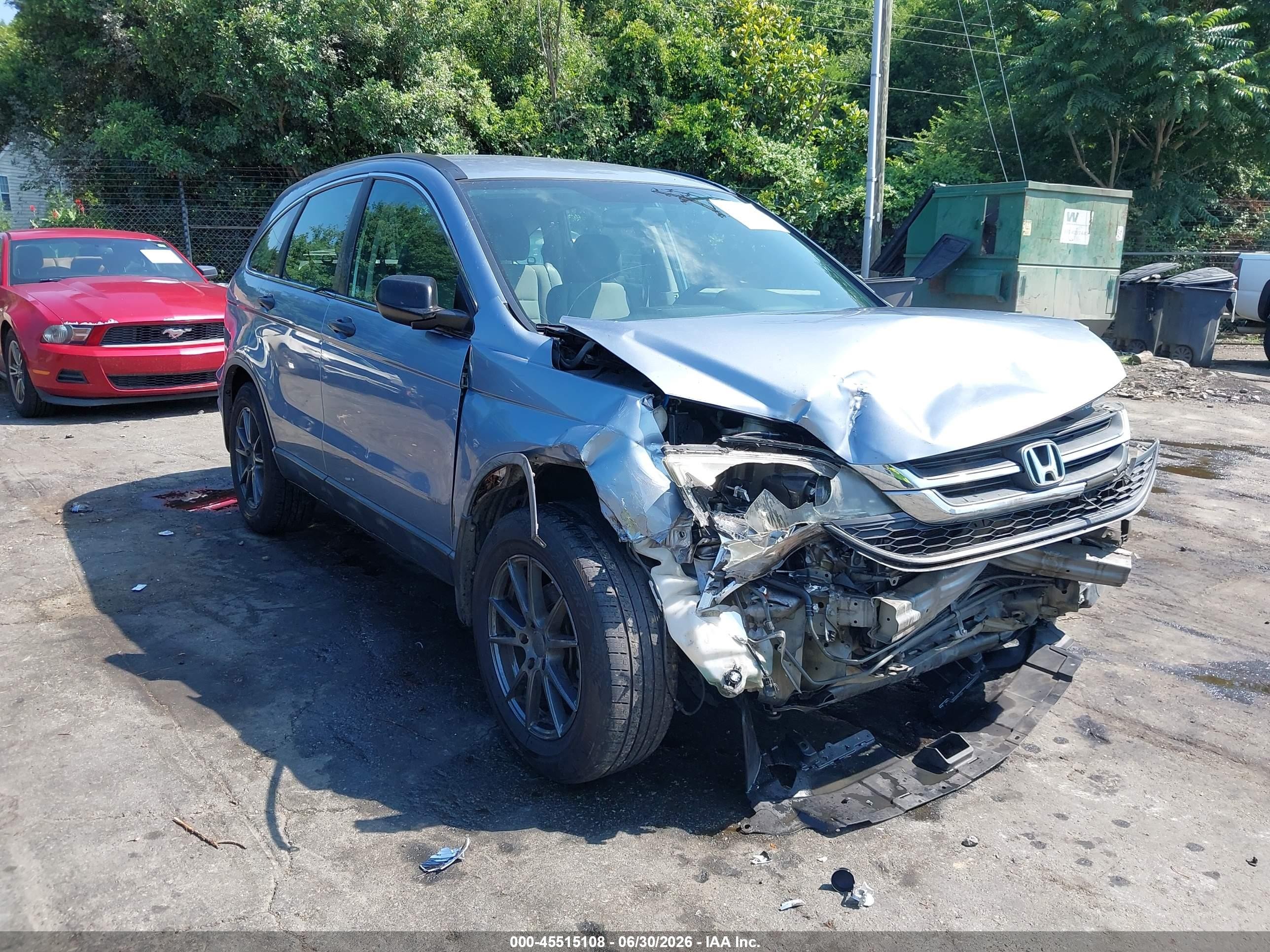 2011 Honda Cr-v Lx Синий vin: 5J6RE4H39BL109941