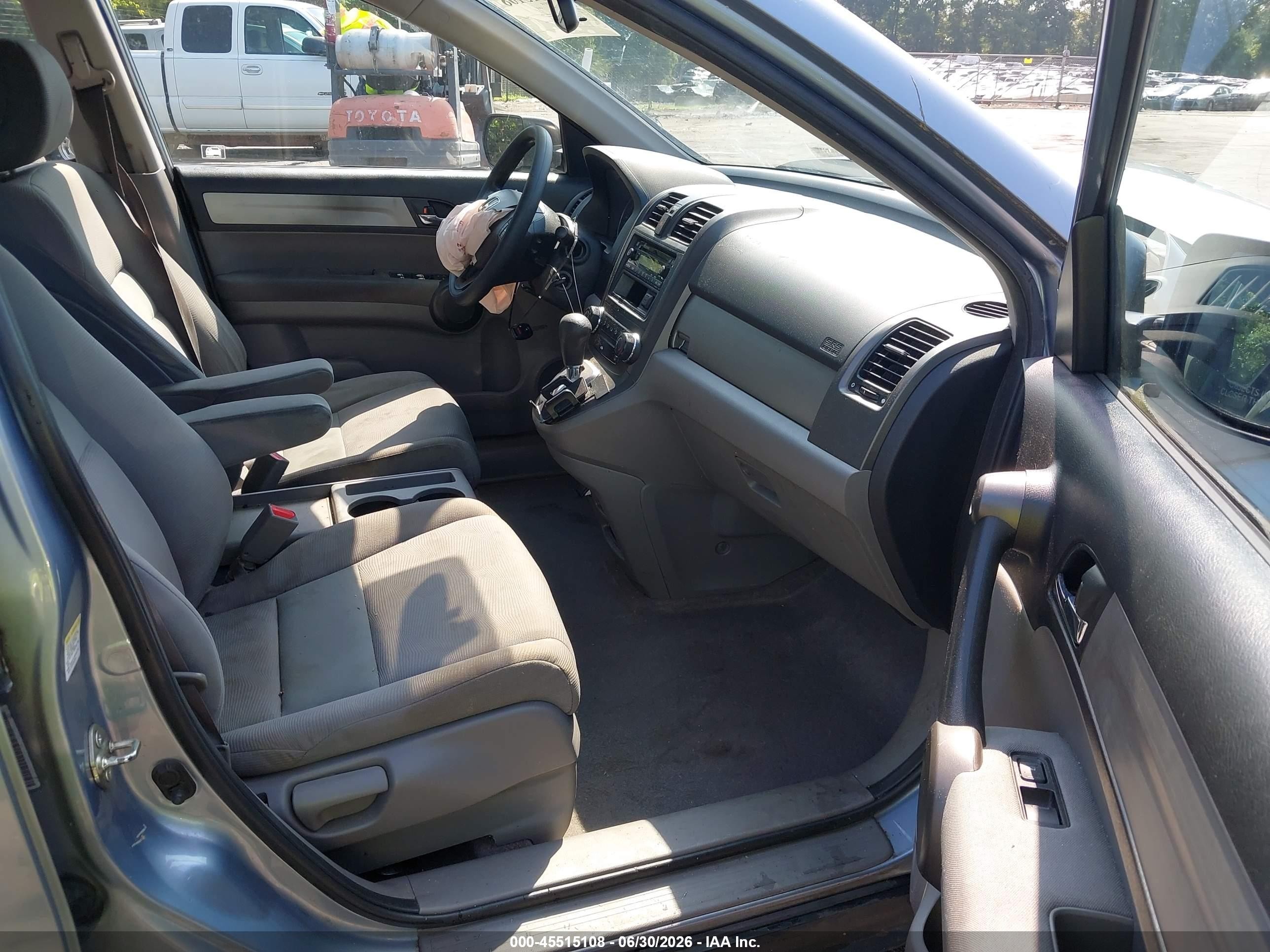 2011 Honda Cr-v Lx Blue vin: 5J6RE4H39BL109941