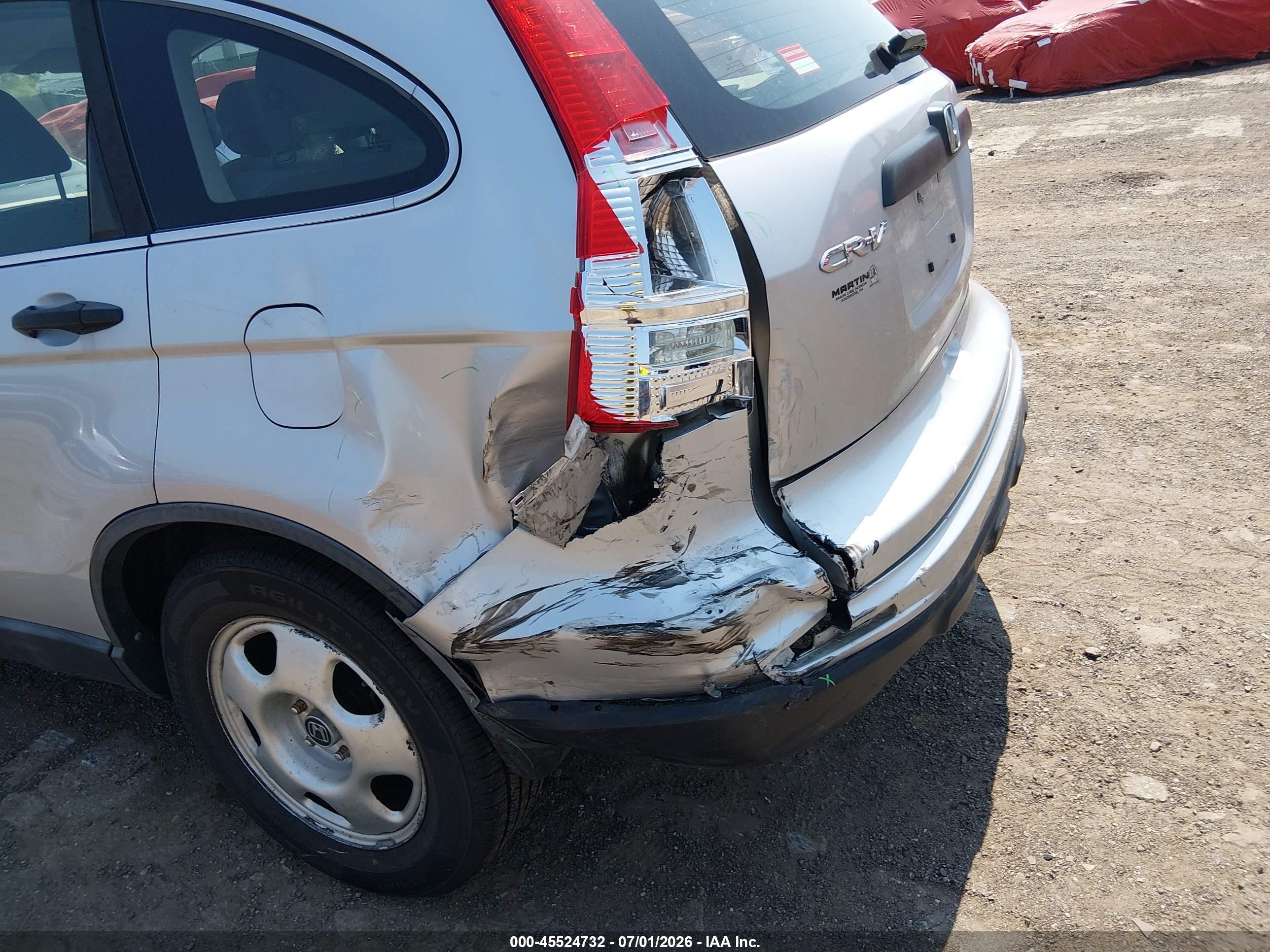 2010 Honda Cr-v Lx Silver vin: 5J6RE4H3XAL006686