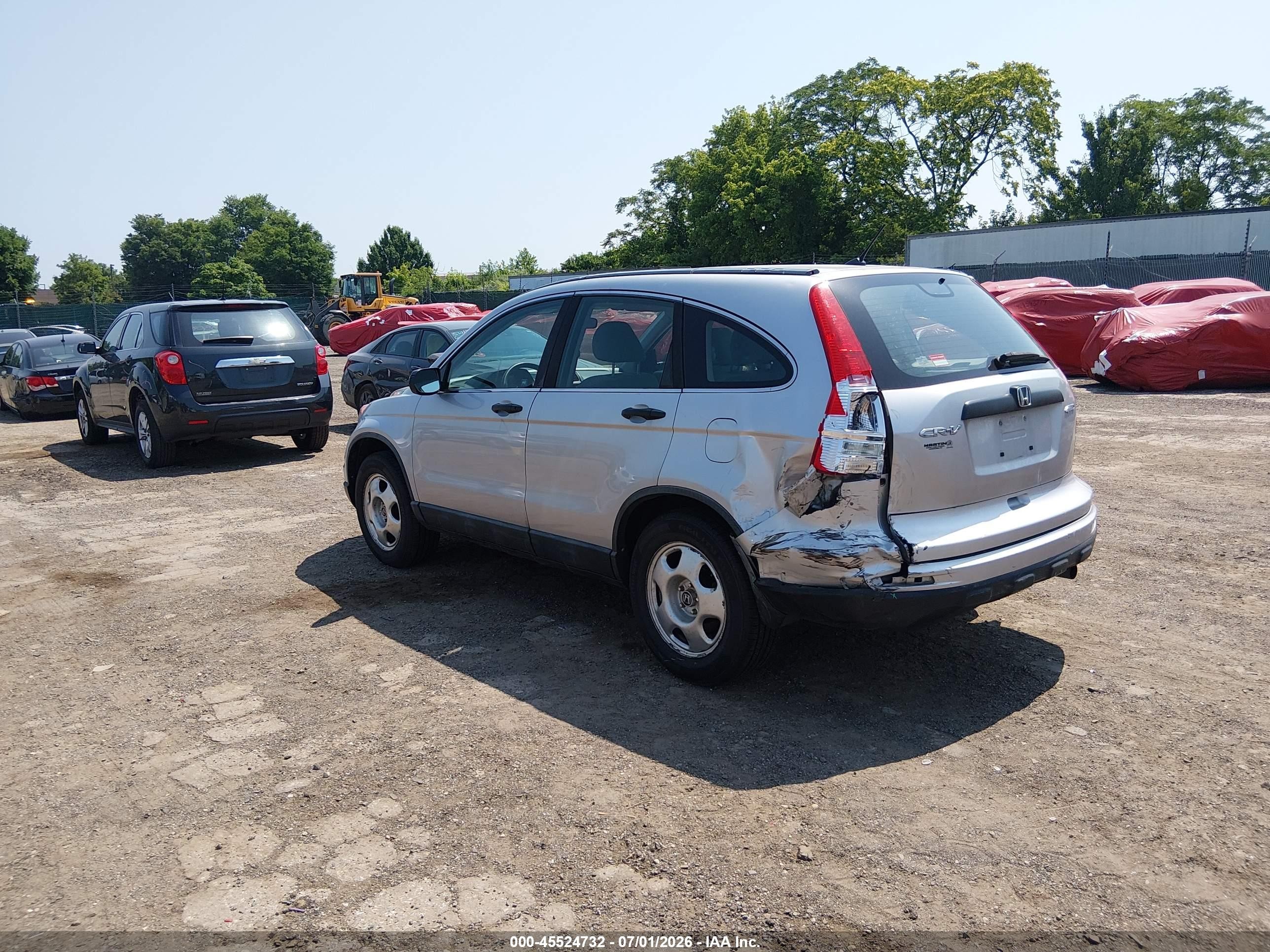 2010 Honda Cr-v Lx Silver vin: 5J6RE4H3XAL006686