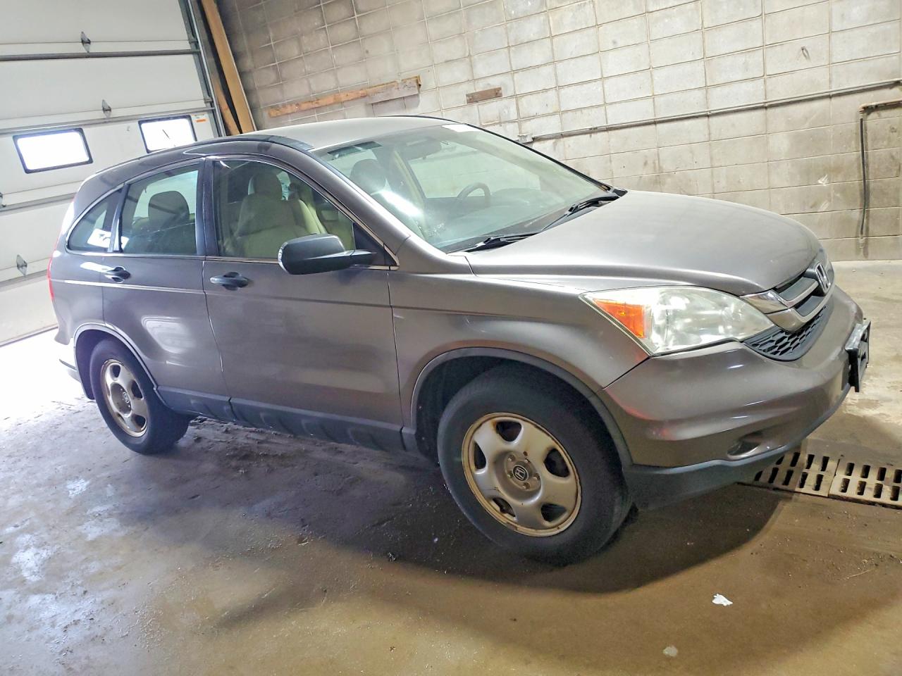 2010 Honda Cr-v Lx Gray vin: 5J6RE4H3XAL007756