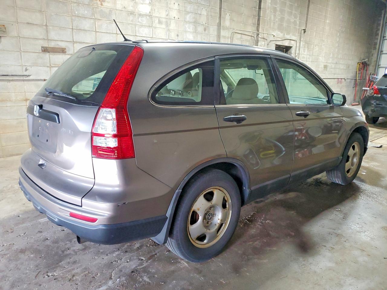2010 Honda Cr-v Lx Gray vin: 5J6RE4H3XAL007756