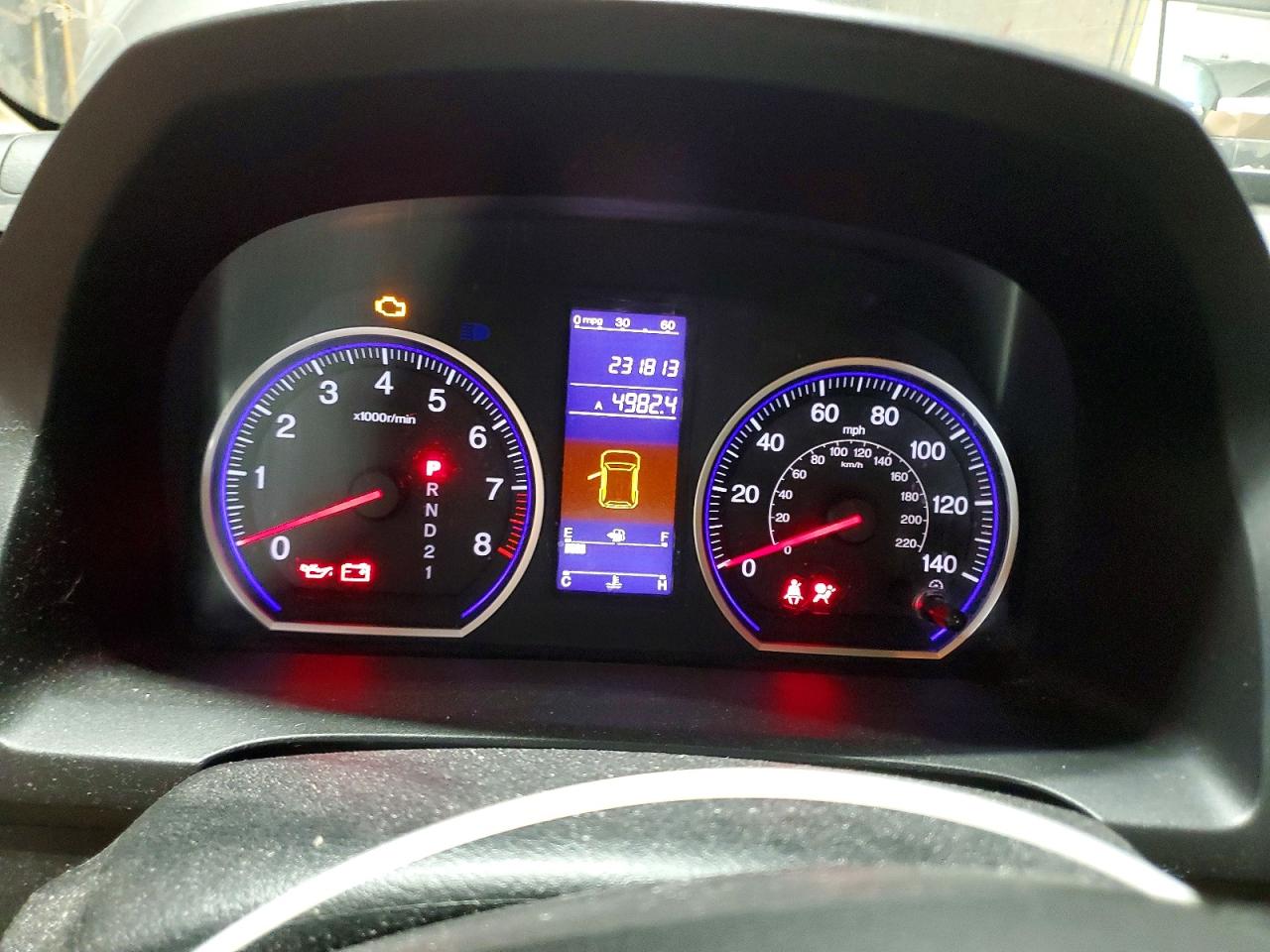 2010 Honda Cr-v Lx Gray vin: 5J6RE4H3XAL007756