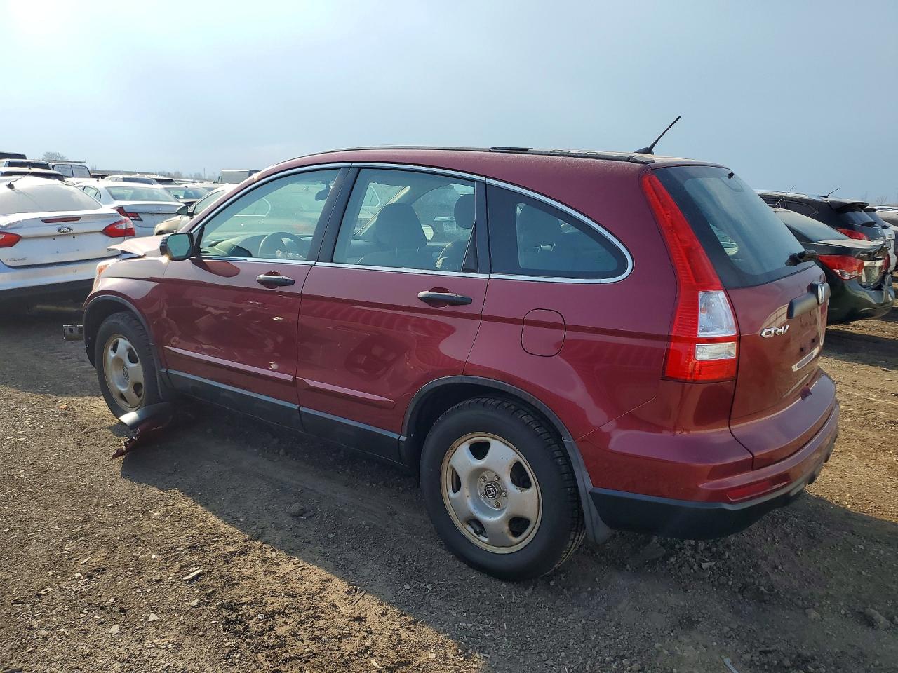 2010 Honda Cr-v Lx Red vin: 5J6RE4H3XAL010351
