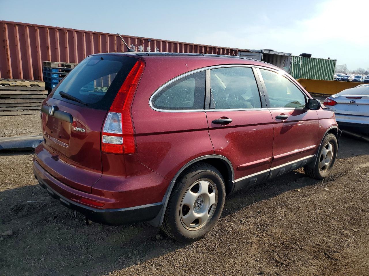 2010 Honda Cr-v Lx Red vin: 5J6RE4H3XAL010351