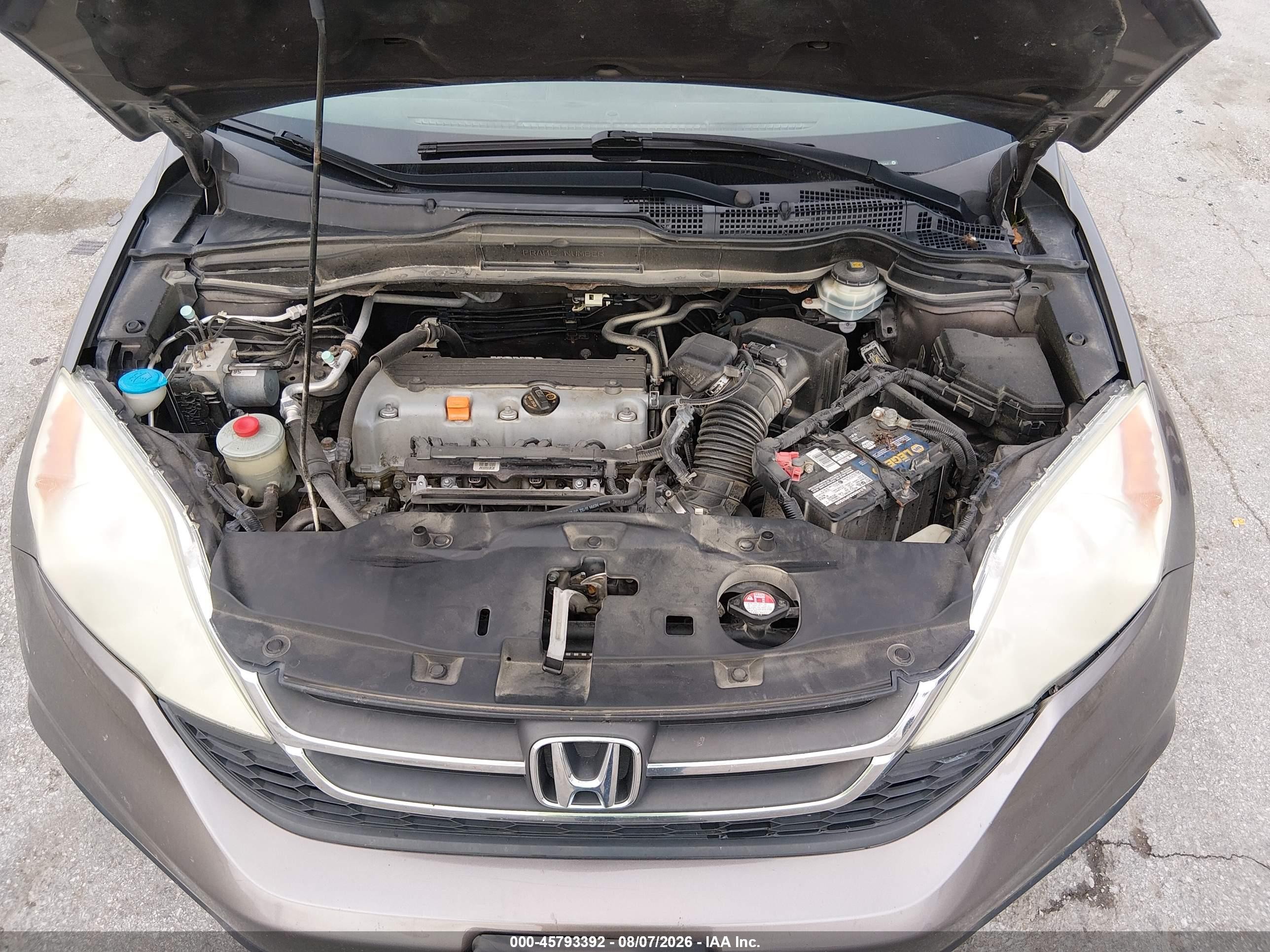 2010 Honda Cr-v Lx Brown vin: 5J6RE4H3XAL017042