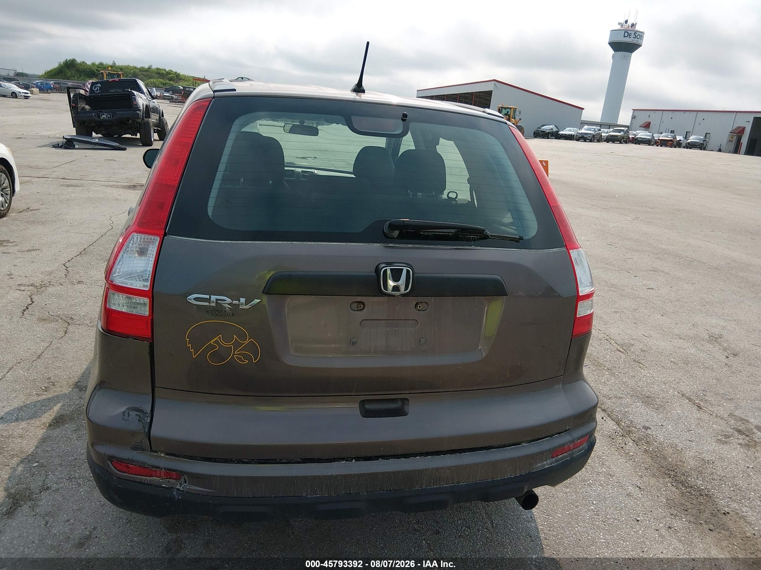 2010 Honda Cr-v Lx Brown vin: 5J6RE4H3XAL017042