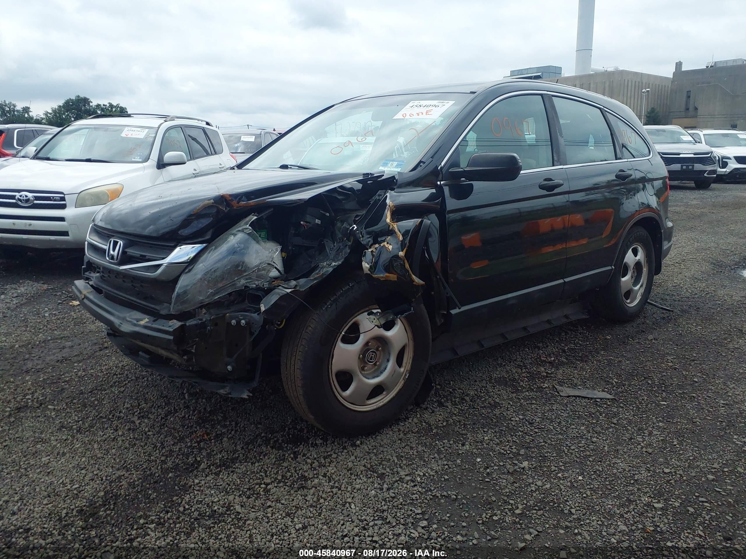 2010 Honda Cr-v Lx Черный vin: 5J6RE4H3XAL040546