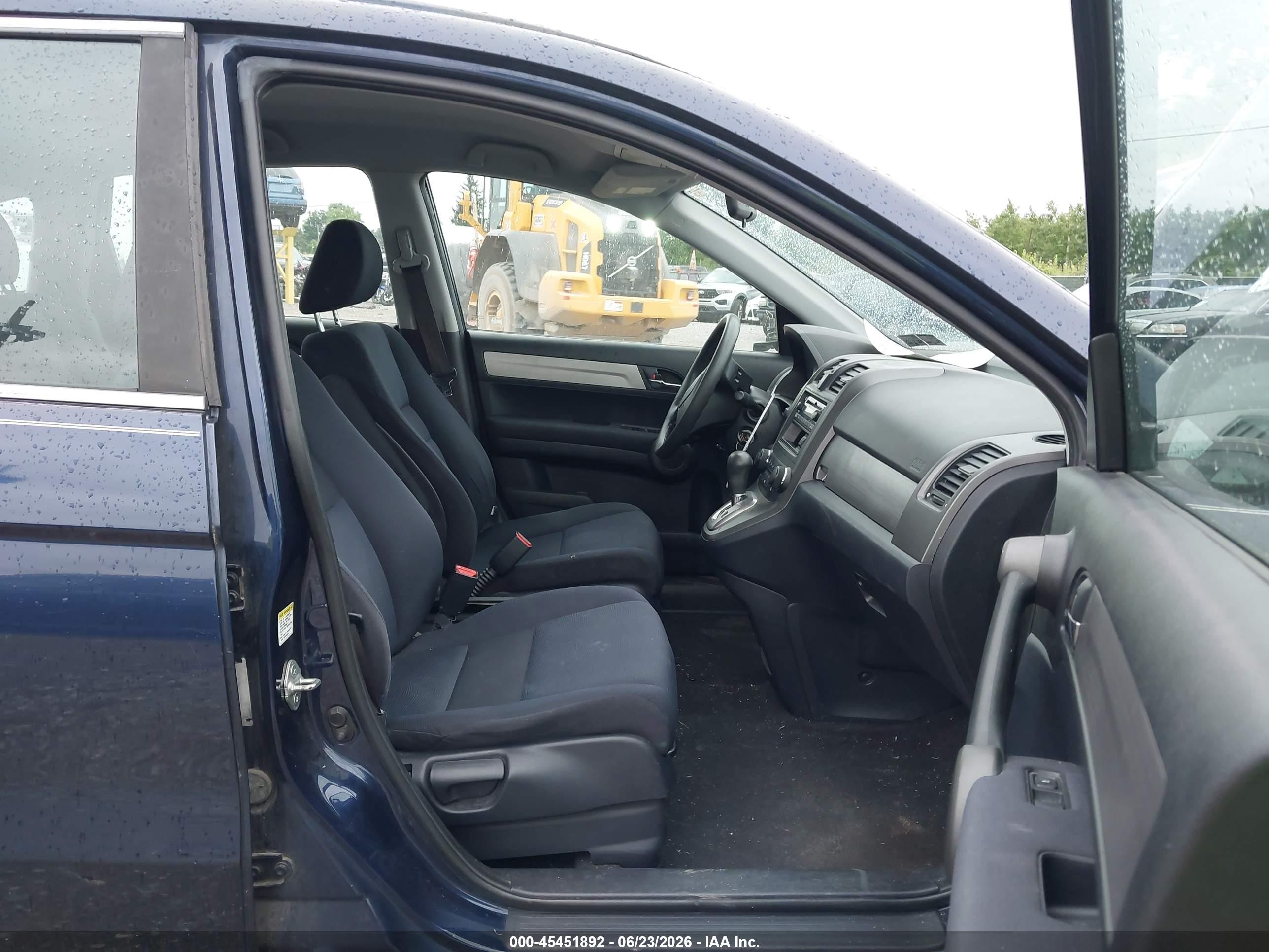 2010 Honda Cr-v Lx Blue vin: 5J6RE4H3XAL051661