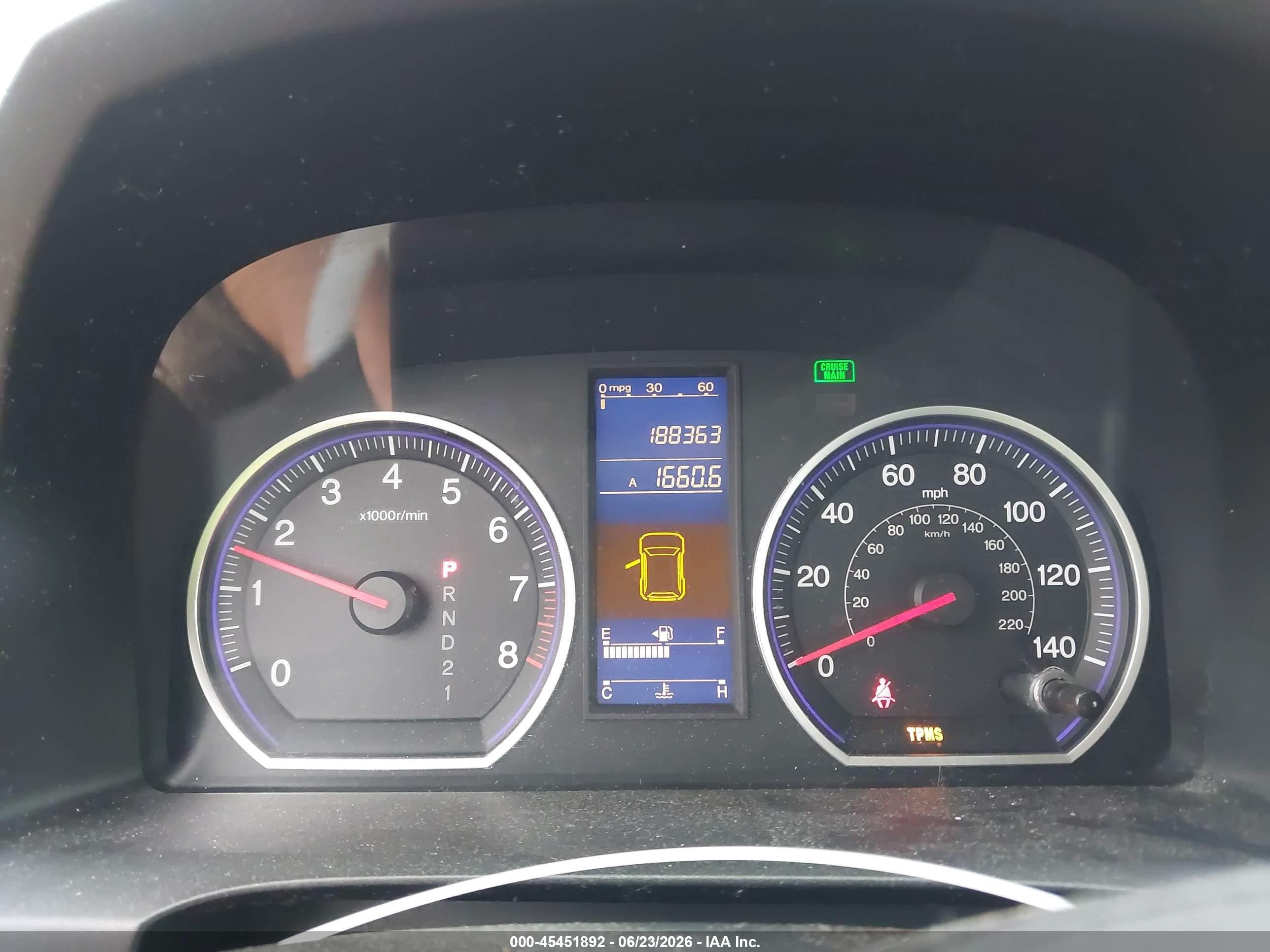 2010 Honda Cr-v Lx Blue vin: 5J6RE4H3XAL051661