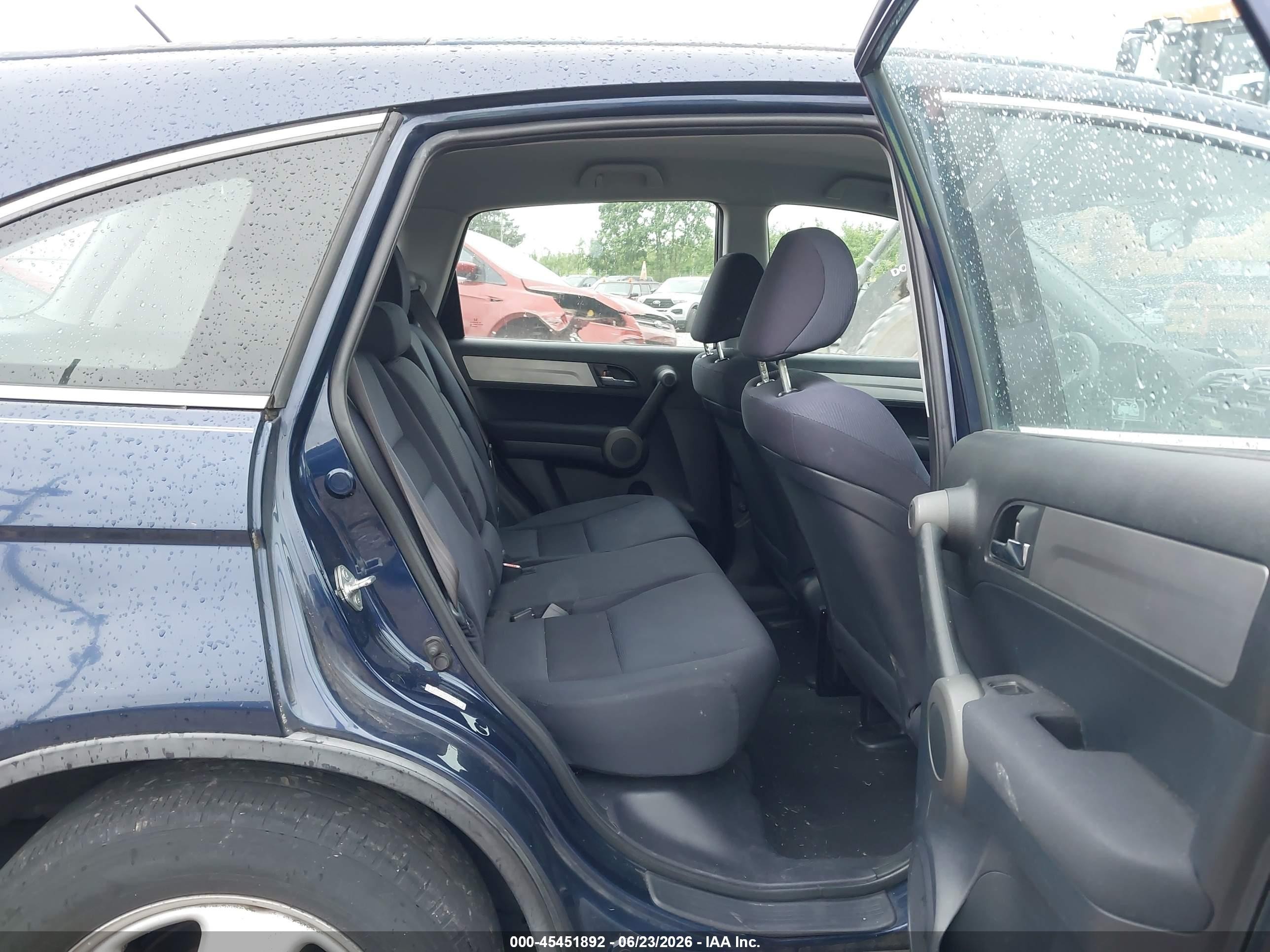 2010 Honda Cr-v Lx Blue vin: 5J6RE4H3XAL051661