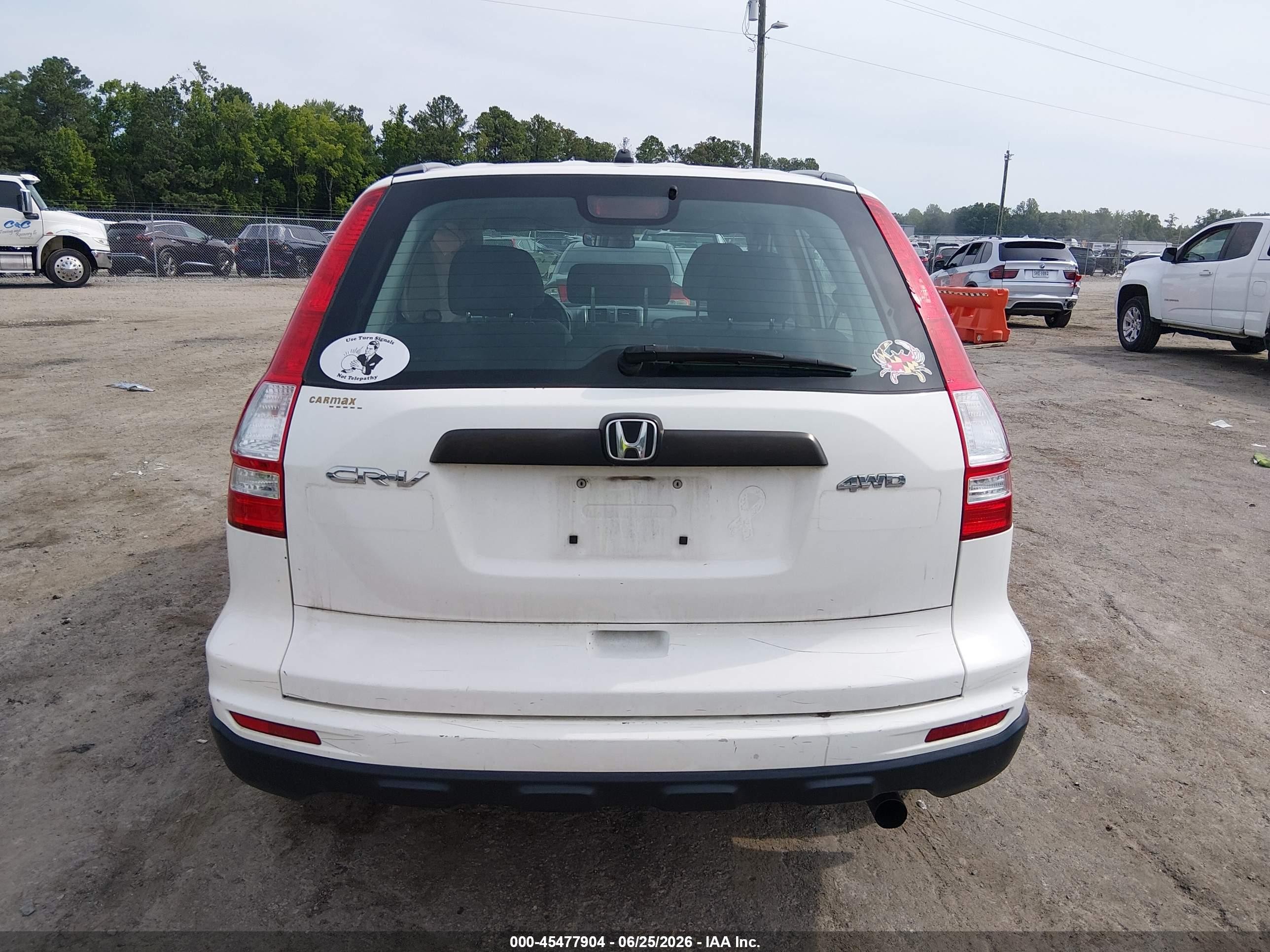 2010 Honda Cr-v Lx Белый vin: 5J6RE4H3XAL059713
