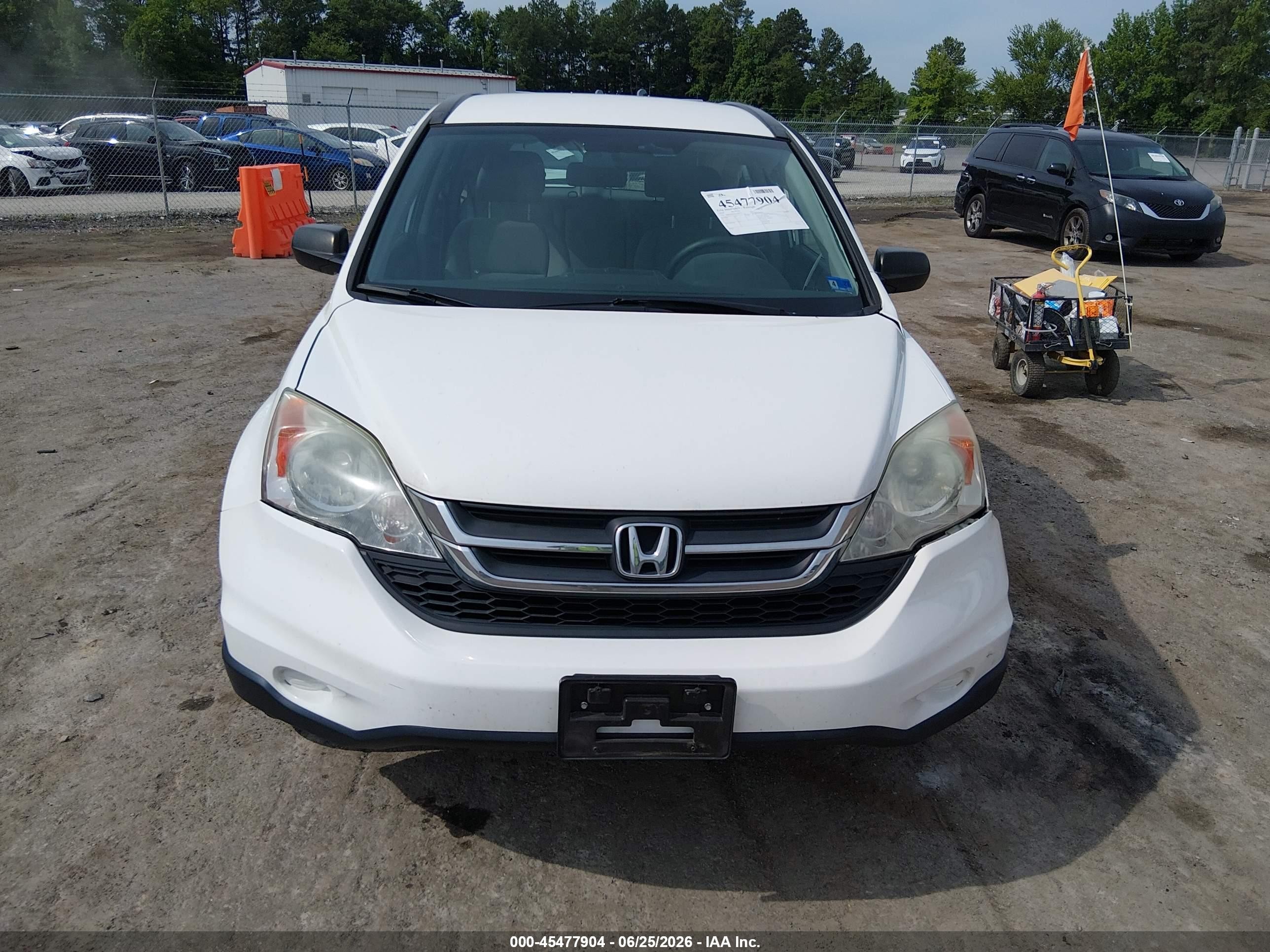 2010 Honda Cr-v Lx Белый vin: 5J6RE4H3XAL059713