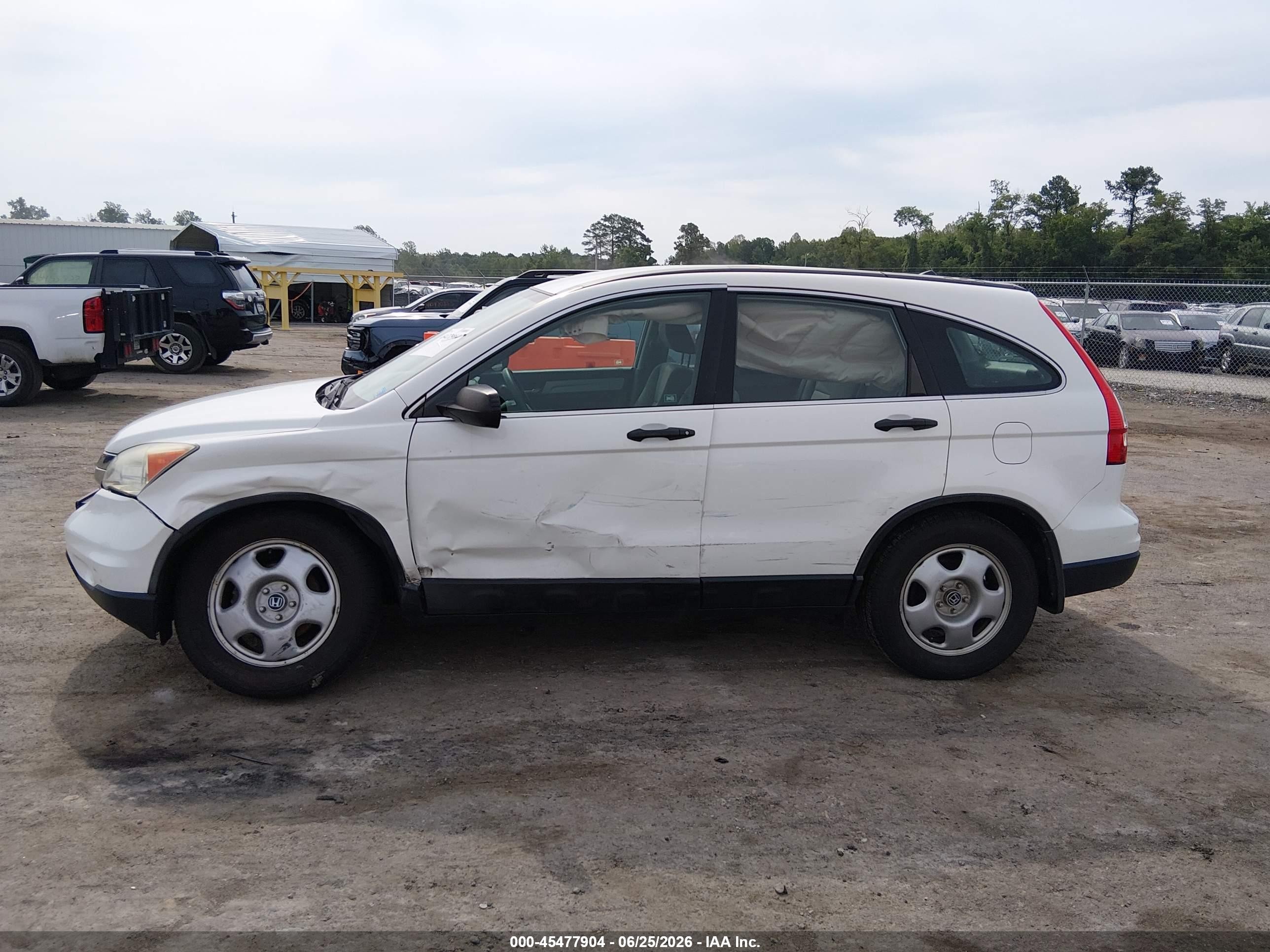 2010 Honda Cr-v Lx Белый vin: 5J6RE4H3XAL059713