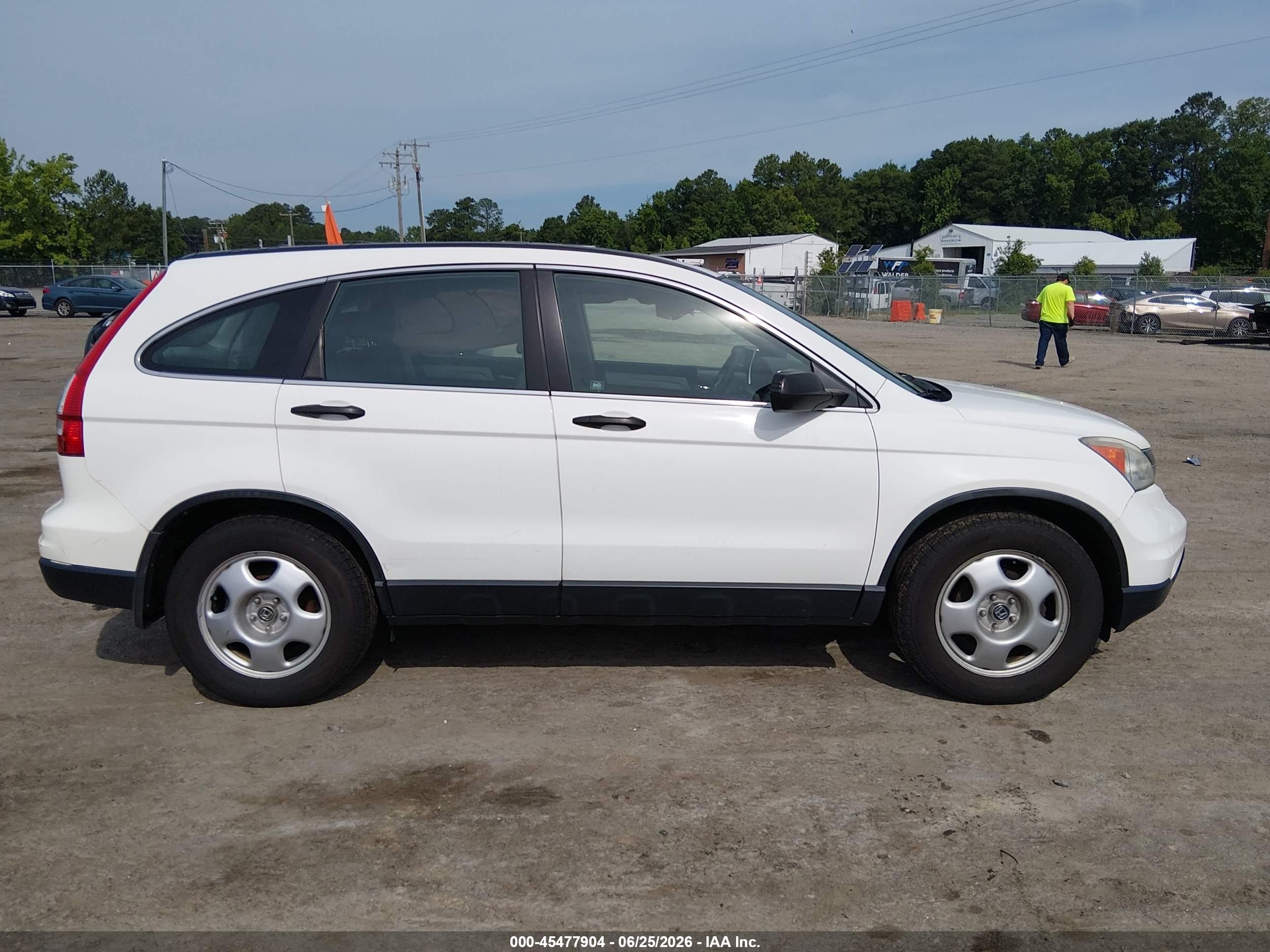 2010 Honda Cr-v Lx Белый vin: 5J6RE4H3XAL059713
