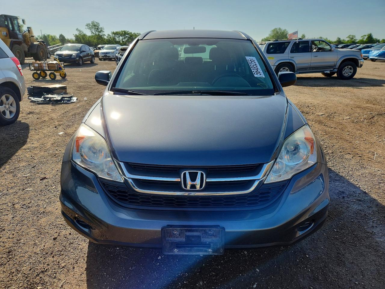 2010 Honda Cr-v Lx Gray vin: 5J6RE4H3XAL073627