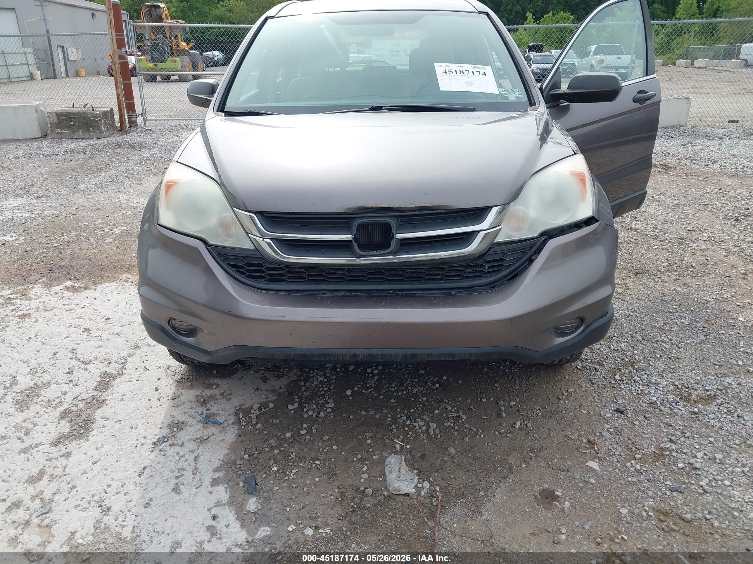 2010 Honda Cr-v Lx Gray vin: 5J6RE4H3XAL074888